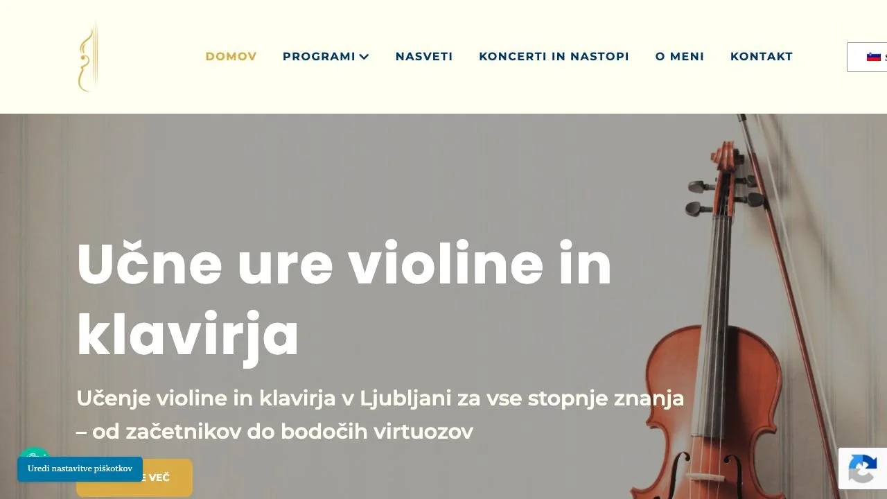 Glasbena šola Violina