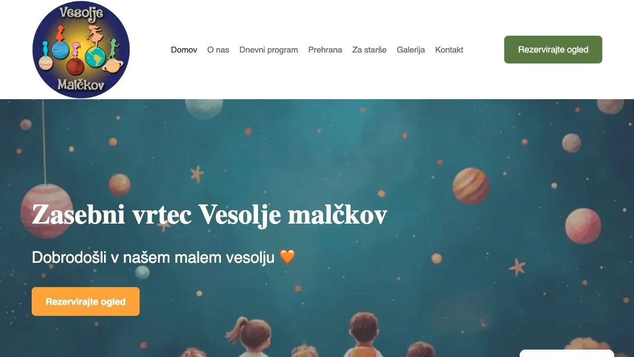 Vrtec Vesolje malčkov