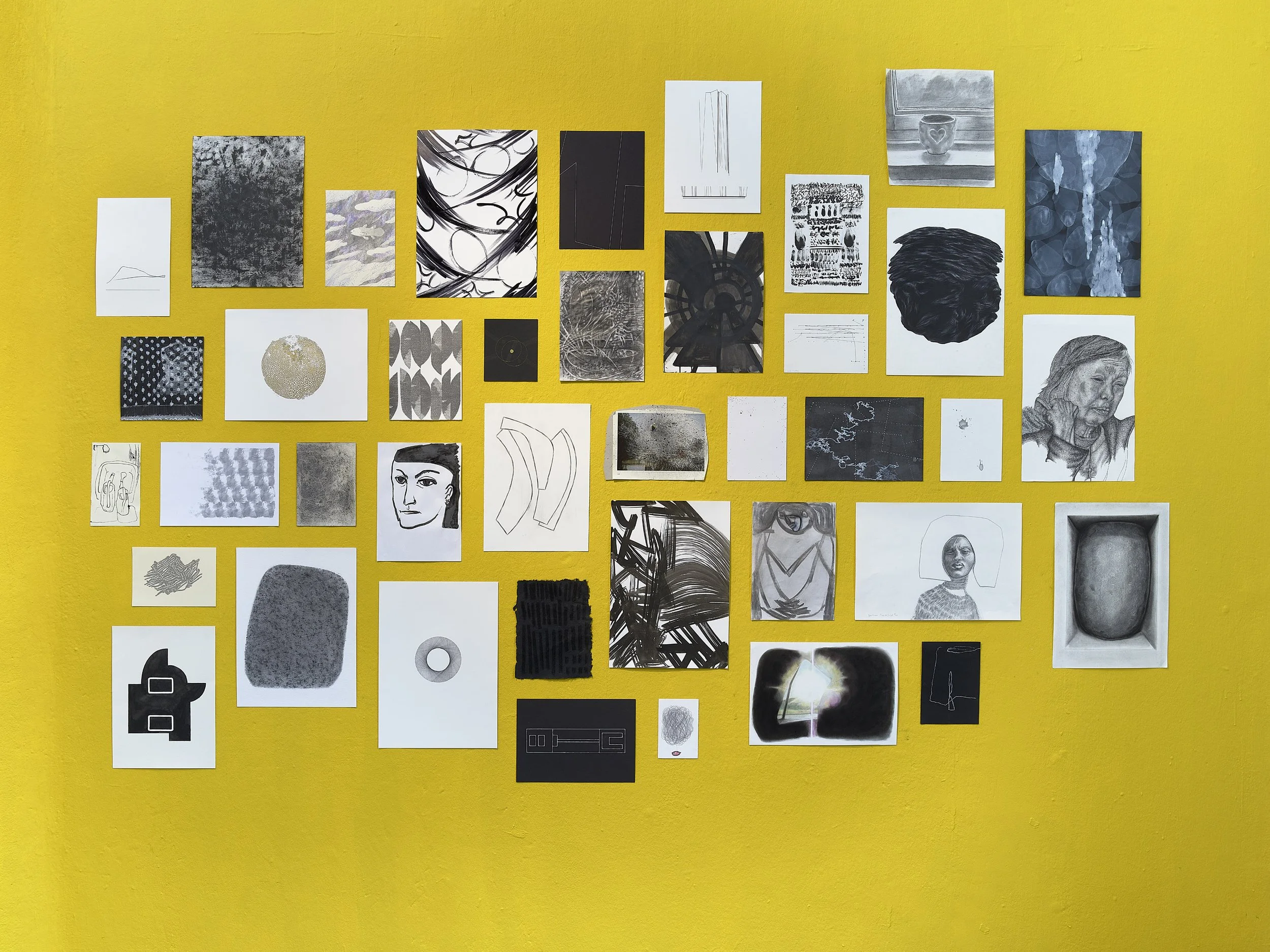 Anonymous Drawings 2024-2025: A hierarchy-free homage to the diverse medium of drawing.- Berlin &amp; Erfurt.