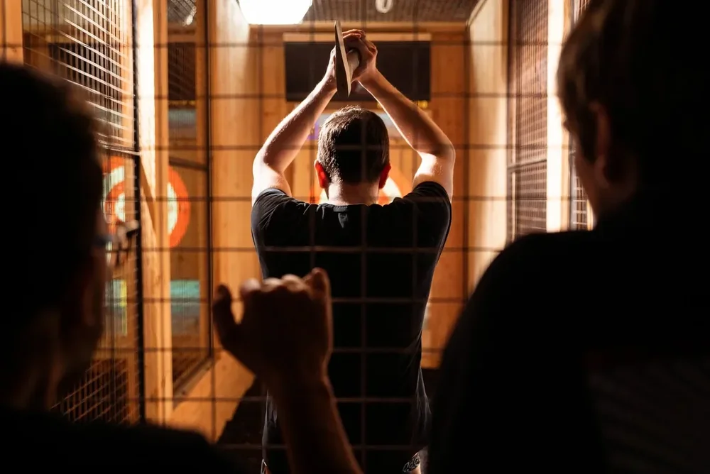 Axe throwing at Game of Throwing London