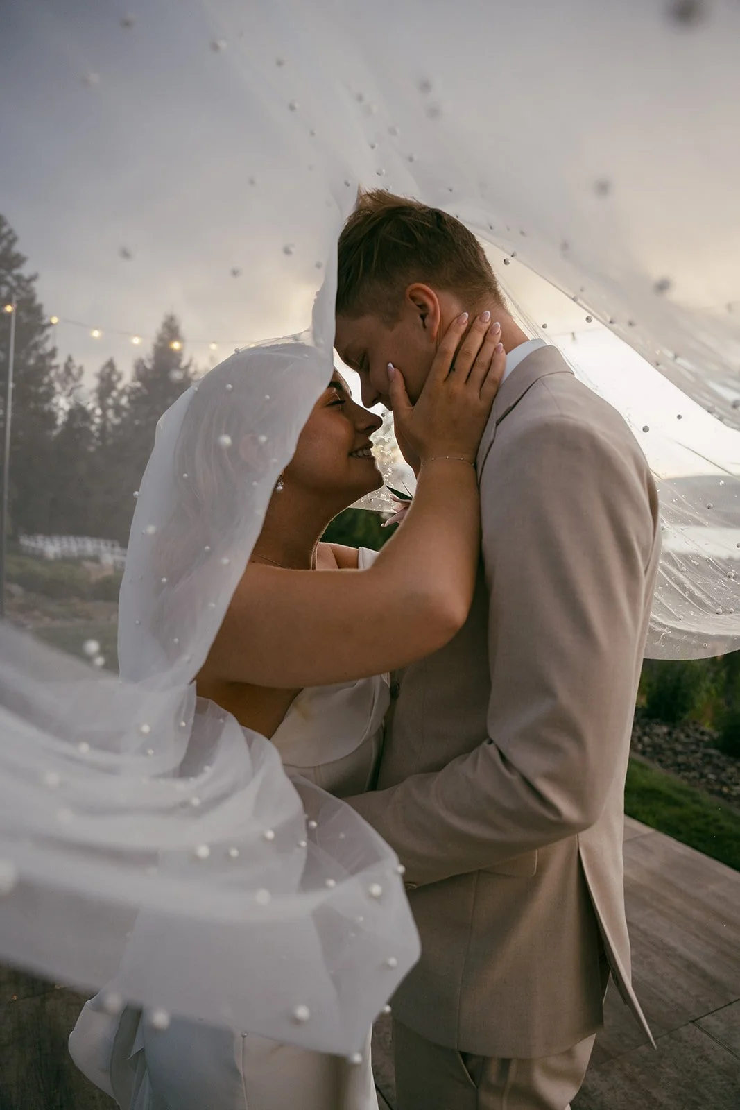 Grace & Freddie during their romantic portrait session