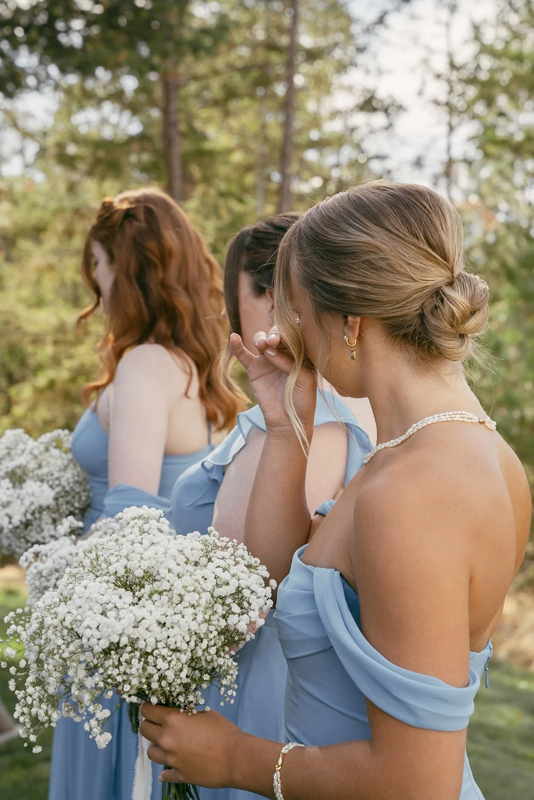 Bridesmaids at the ceremony