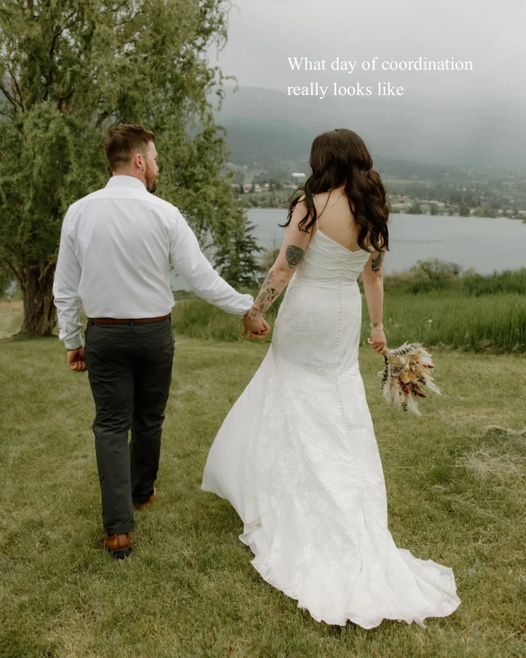 Everyone sees the wedding day. 
What you don&rsquo;t always see is everything that happens before it. 

&ldquo;Day of Coordination&rdquo; is a bit misleading because it actually starts weeks in advance. Between getting up to speed on your plans, conn