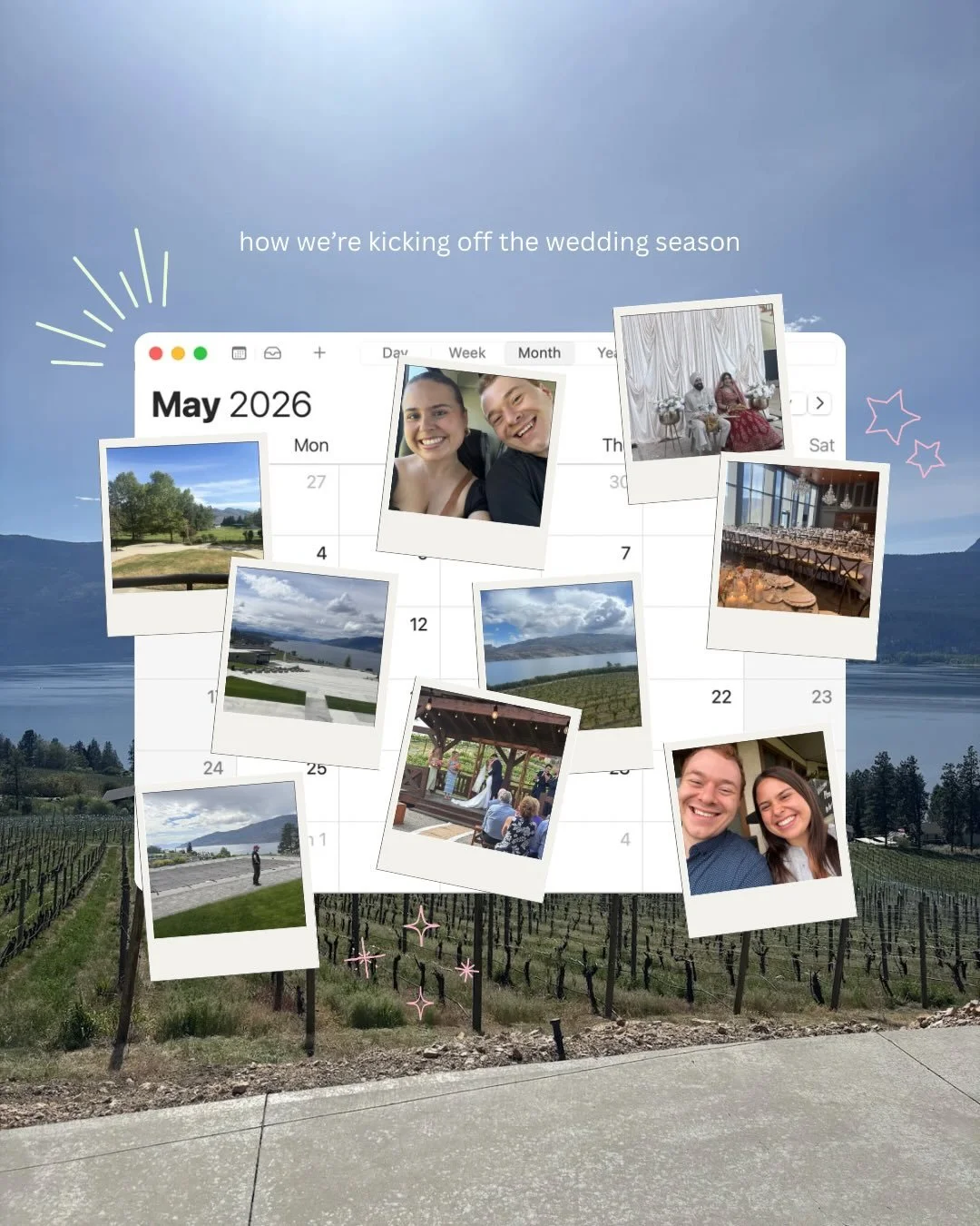 what we&rsquo;ve been up to in May 🤍

the start of wedding season &amp; lots of site visits

#kelownaweddingplanner #okanaganweddings #bts #vineyardwedding