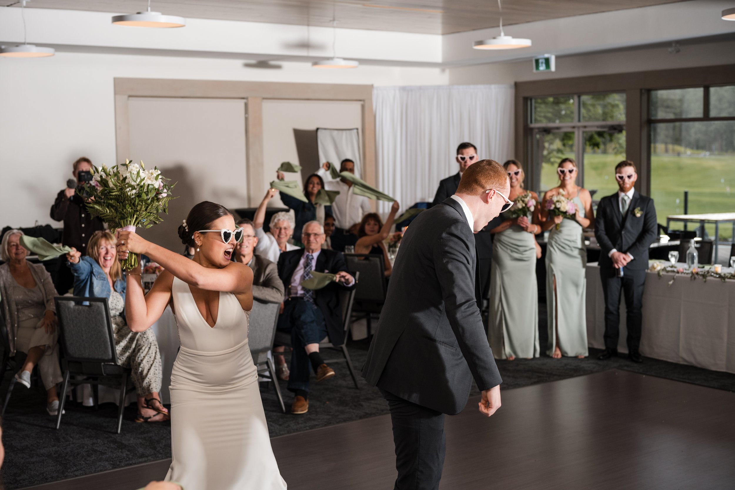 Couple Grand Entrance