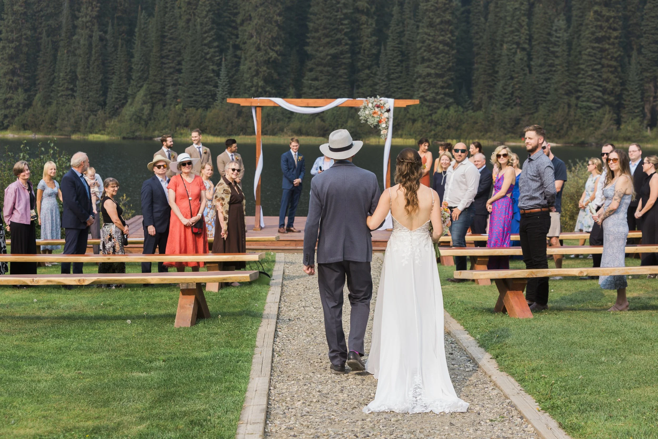 Keefer Lake Lodge Wedding Ceremony