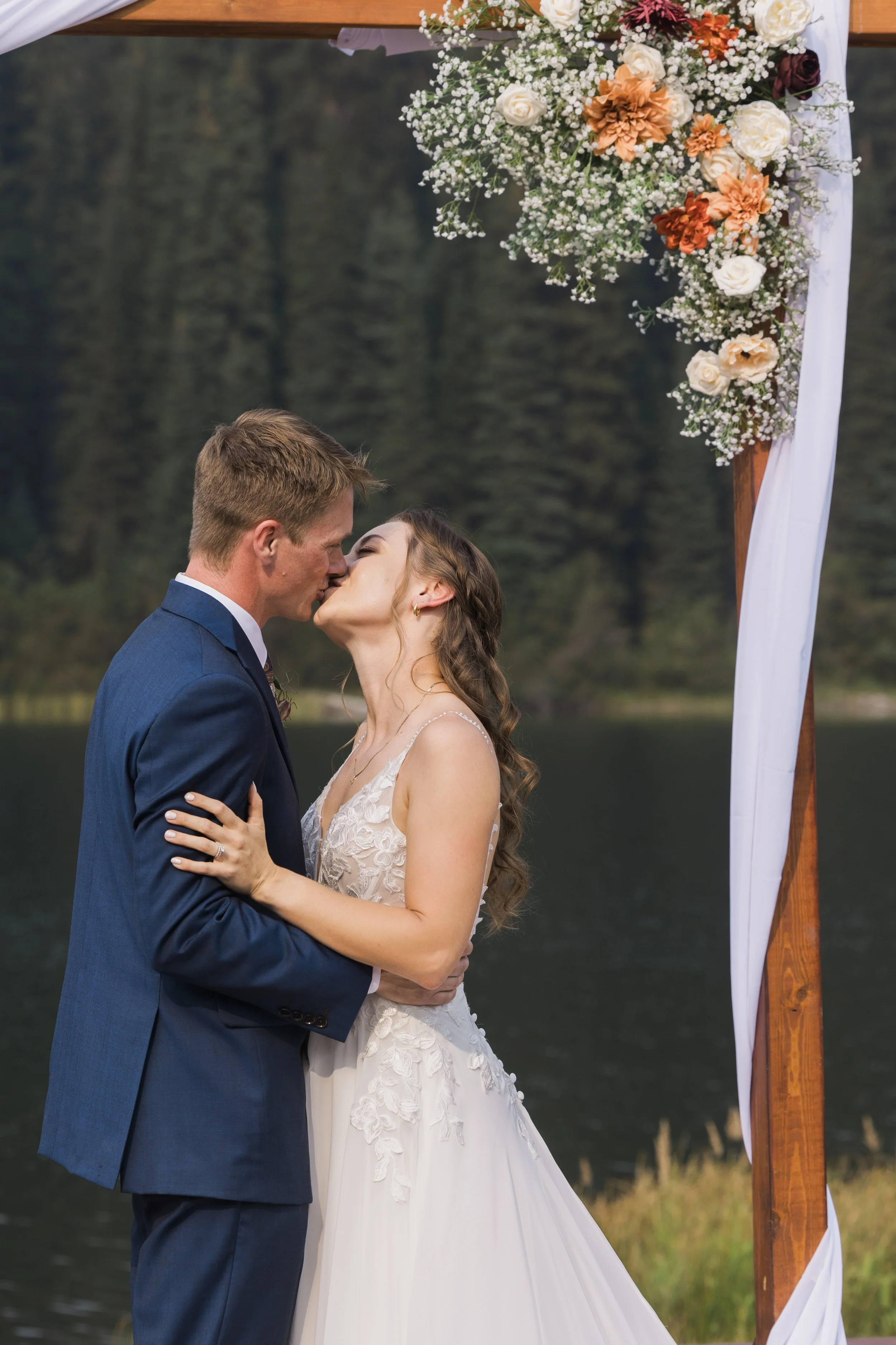 Newlyweds First Kiss