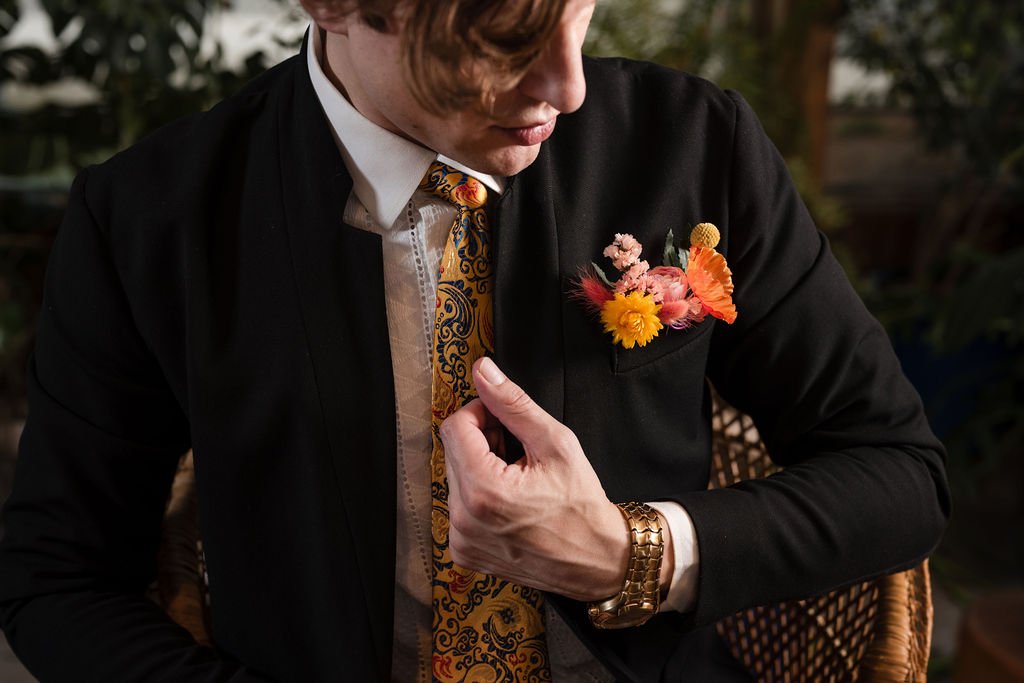 Floral Pocket Square