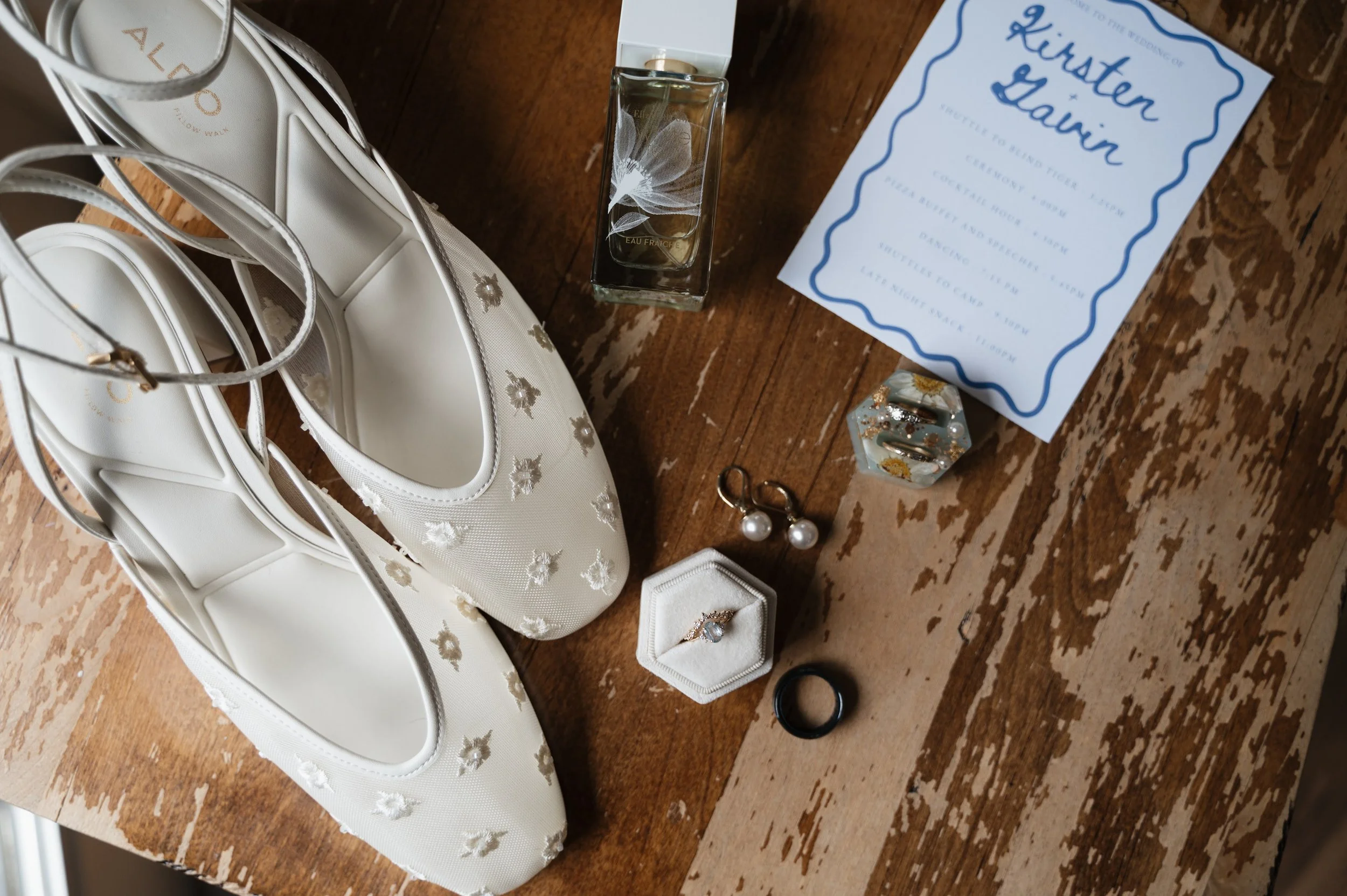 Personalized wedding details made just for Kirsten & Gavin