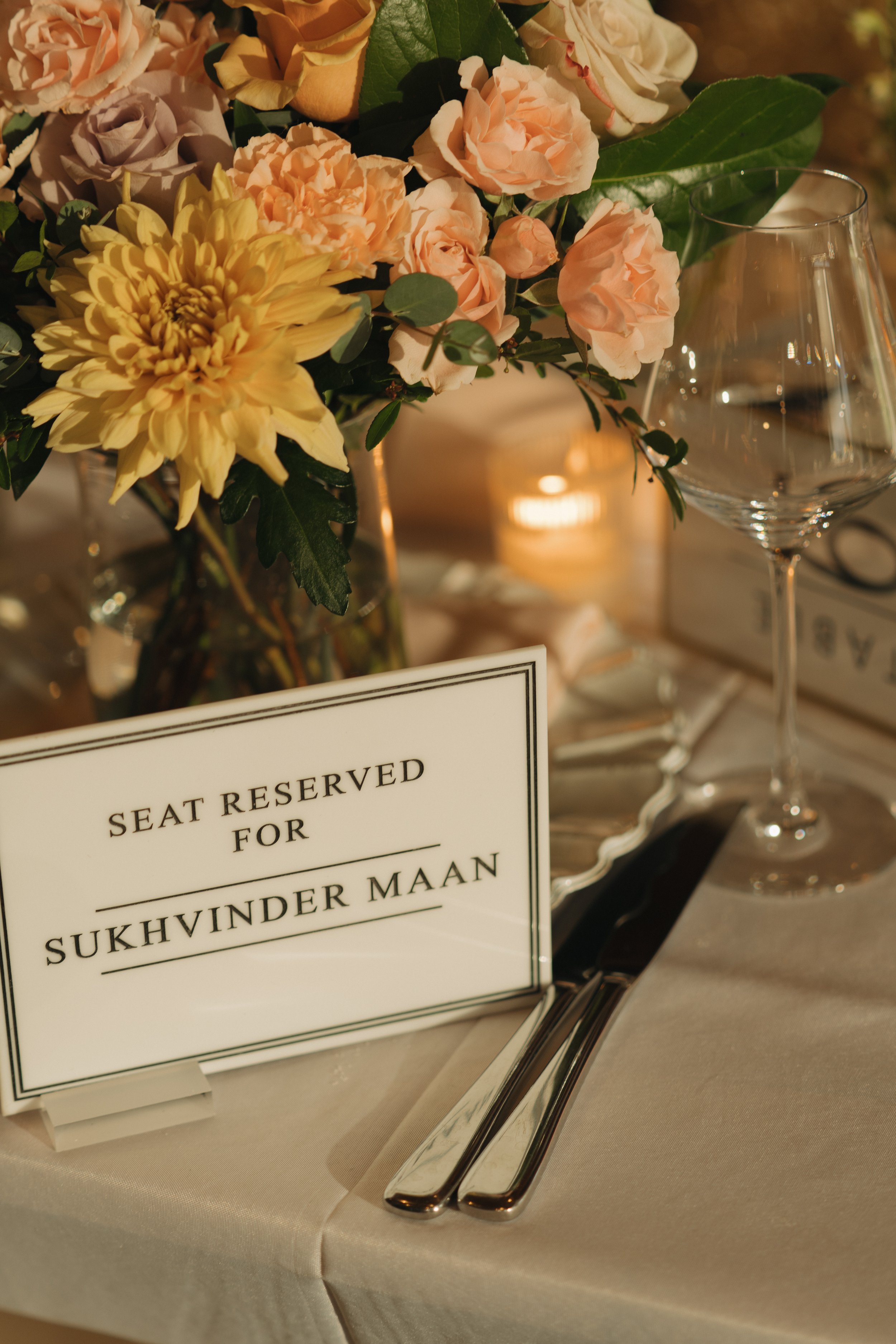 In memory of reserved seating