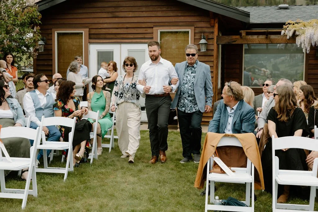 Groom and Parents