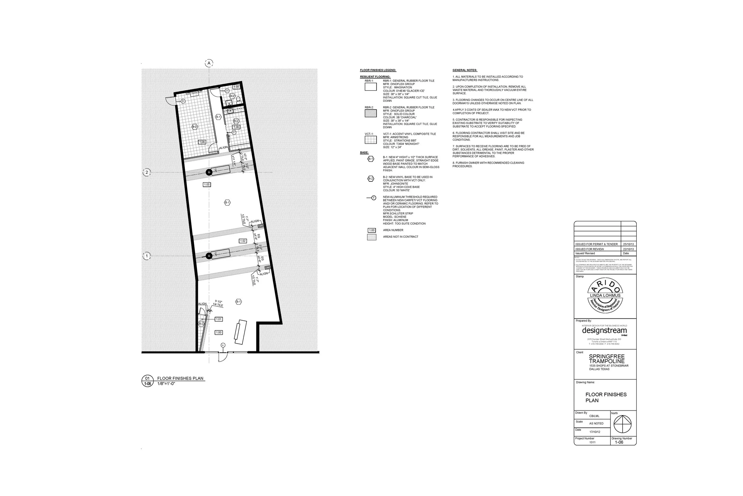 Floor Plan for Springfree with Design Stream