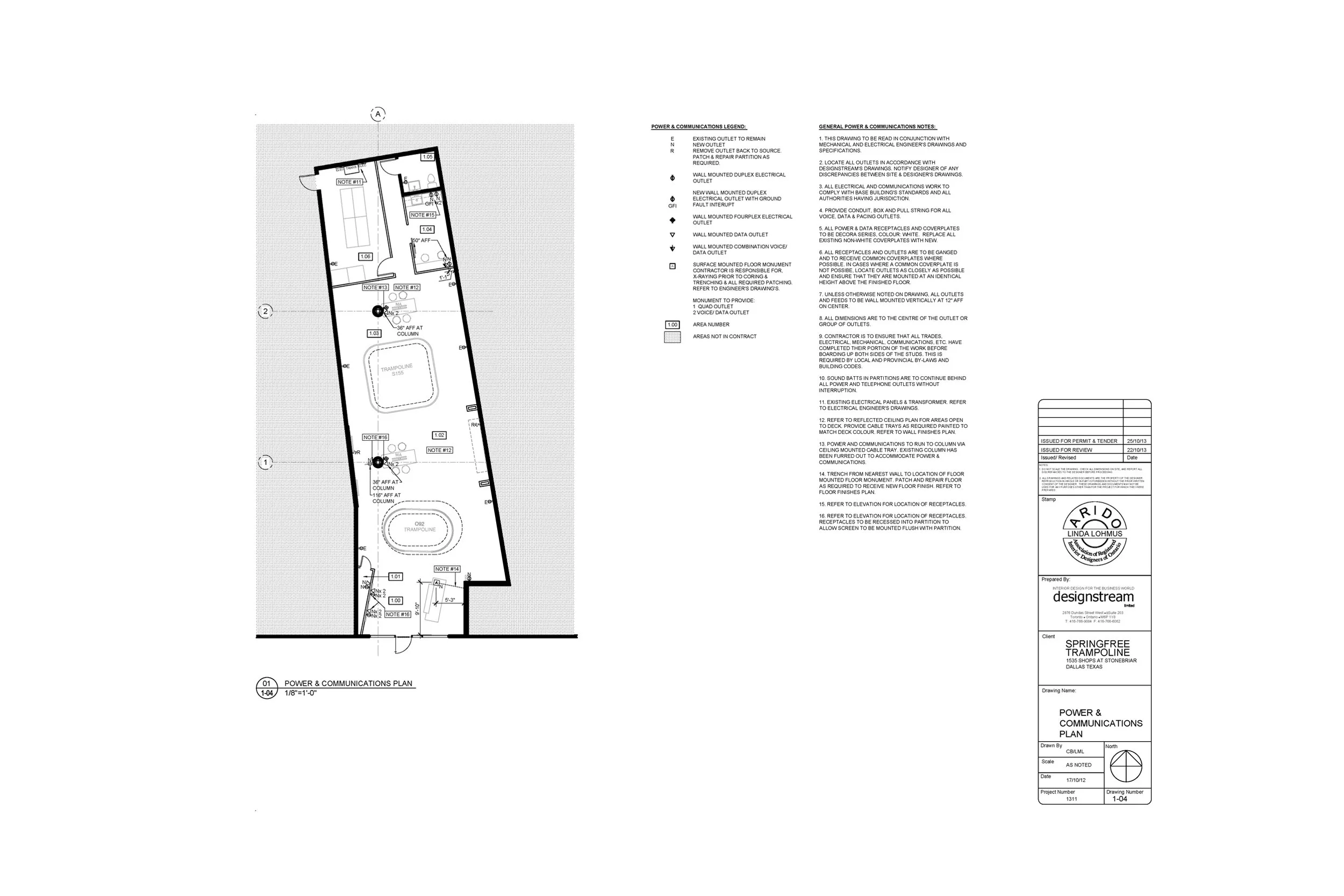 Floor Plan for Springfree with Design Stream