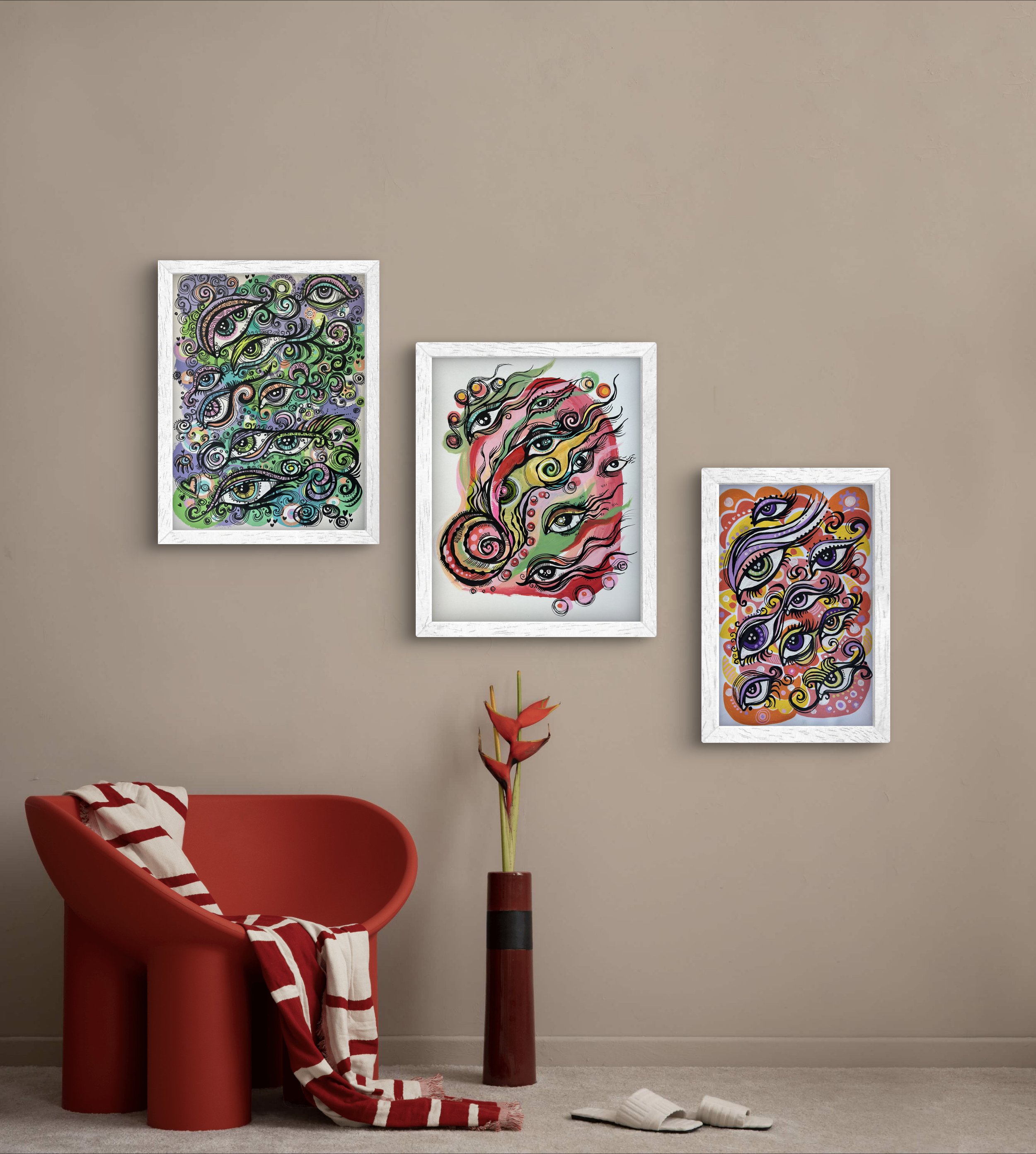 eyes collection ( 3 prints )
