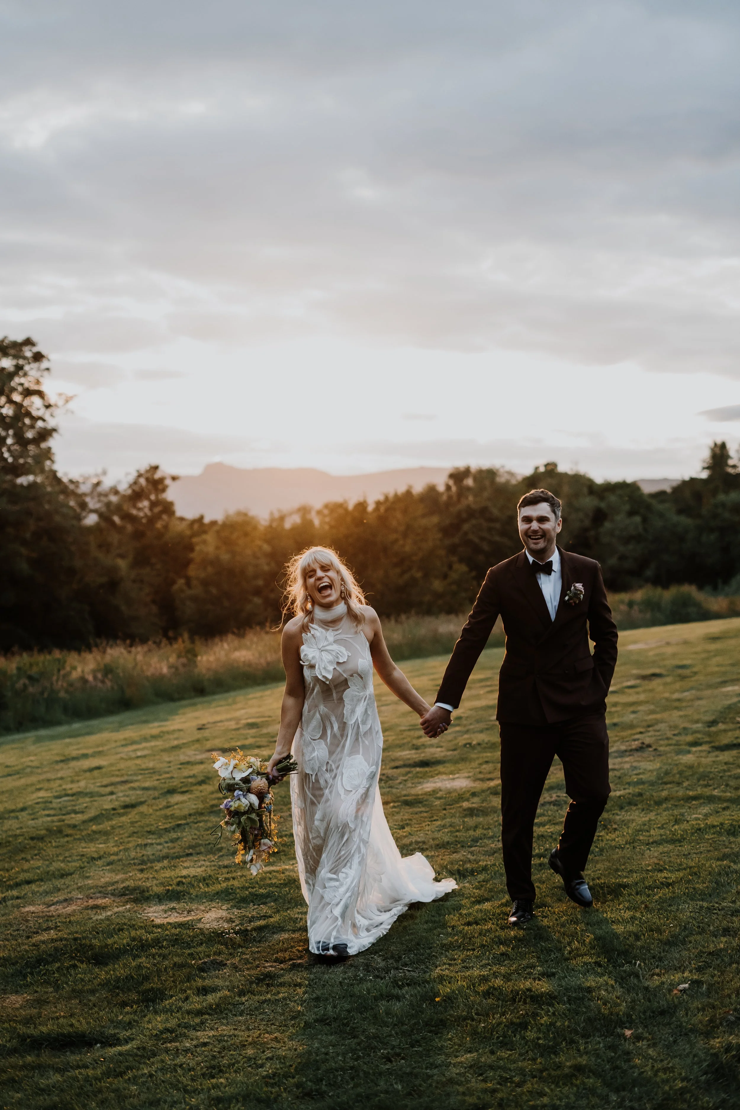 Super cool Summer Lake District Wedding