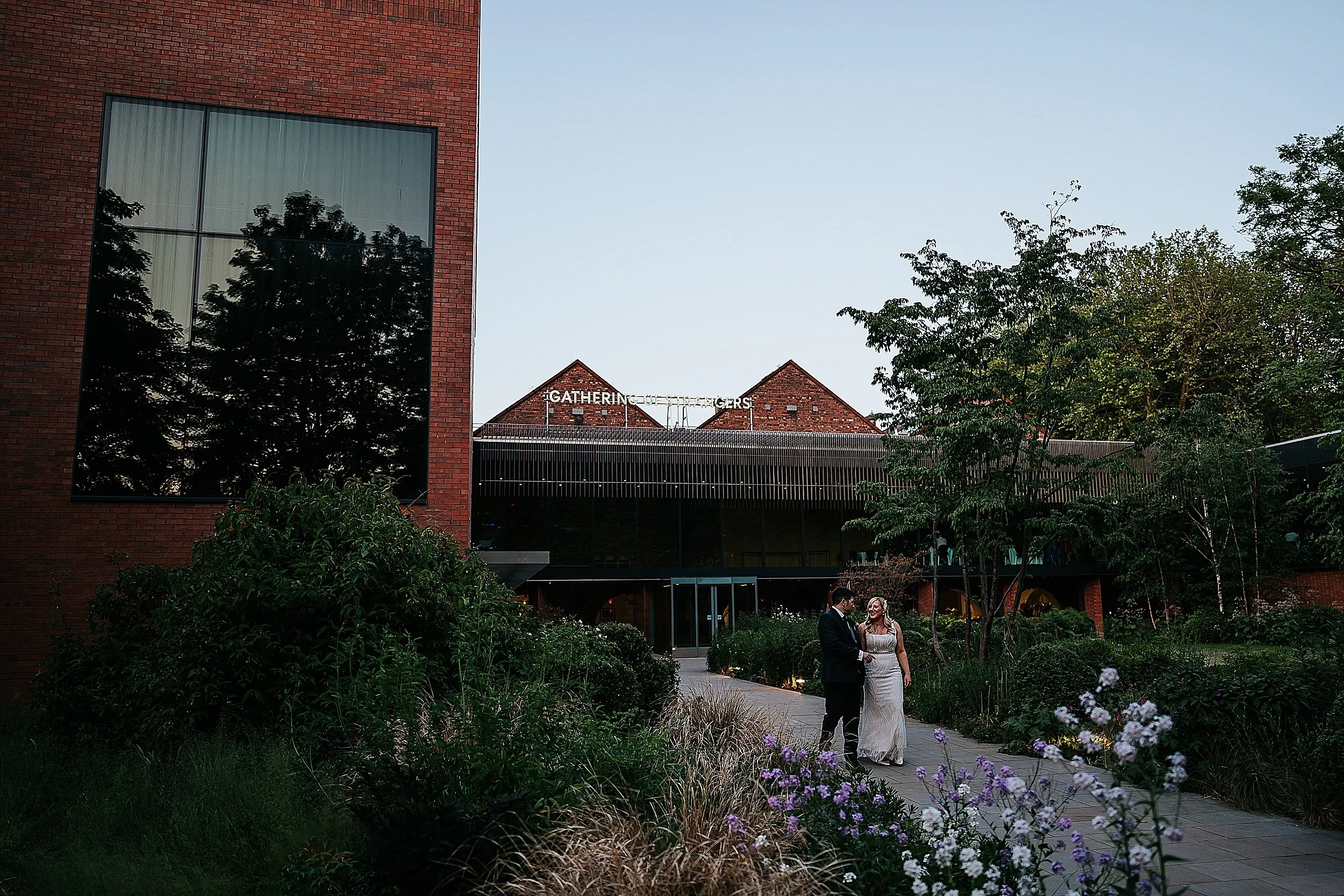 Wedding at The Whitworth Art Gallery, Manchester 