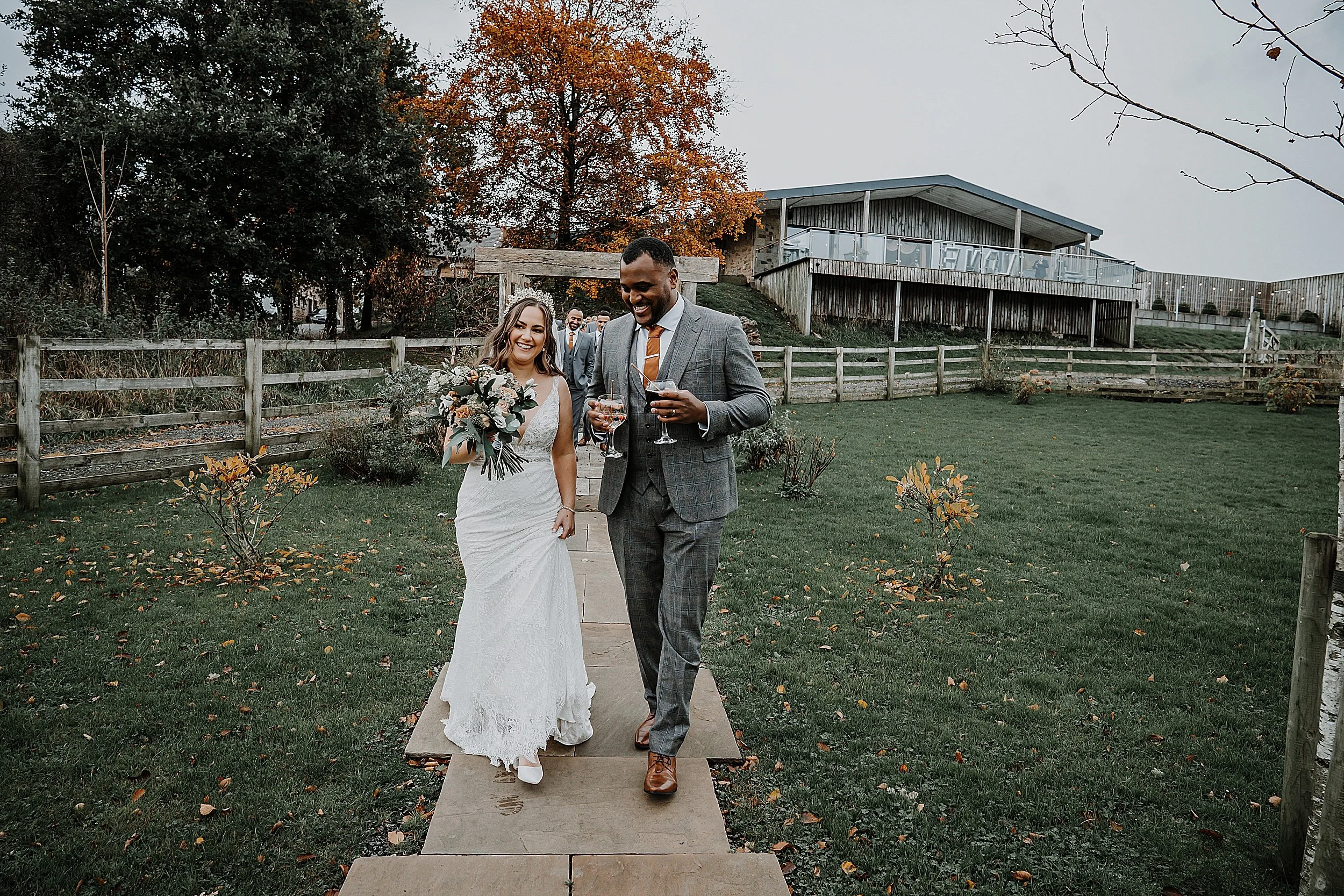Autumn Bashall Barn Wedding 
