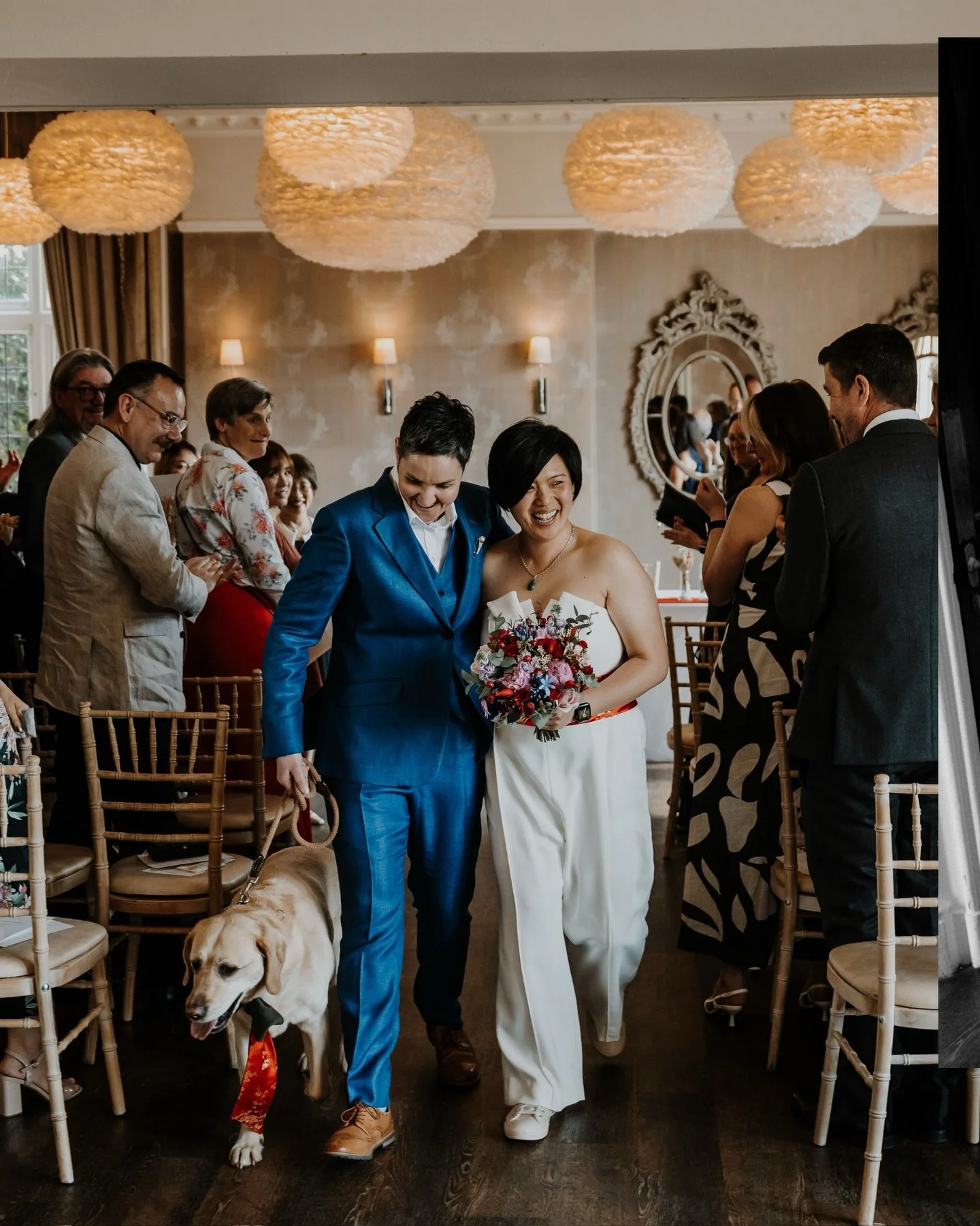 ✨ Man Yee and Kate ✨ 

No, your eyes do not deceive you, that is Man Yee dressed up as an inflatable unicorn, it was possibly the best reveal ever. 

Last Friday Kate and Man Yee got married at @falcon_manor, the weather was gorgeous and the vibes we