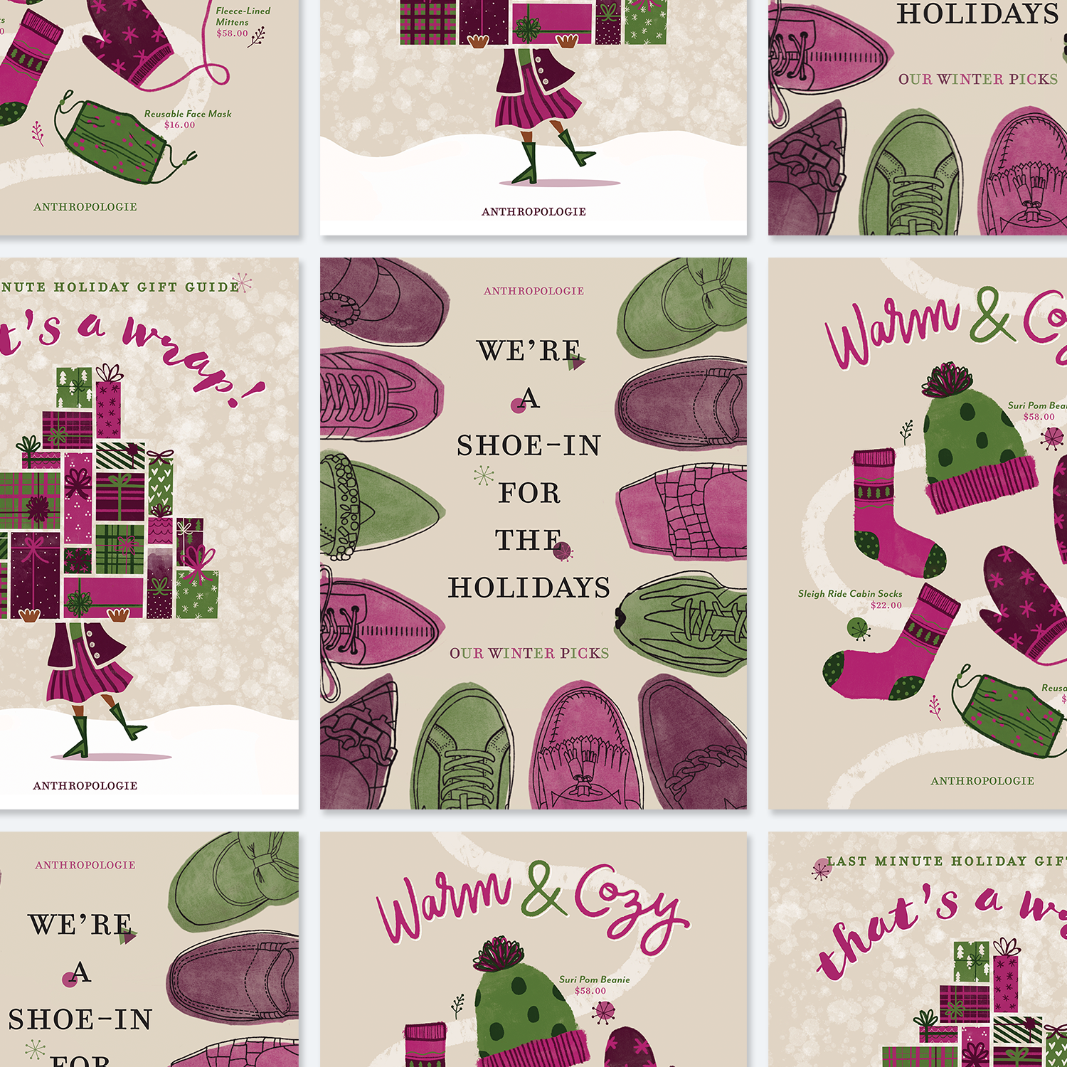 Anthropologie: Holiday Omni-Channel Collateral