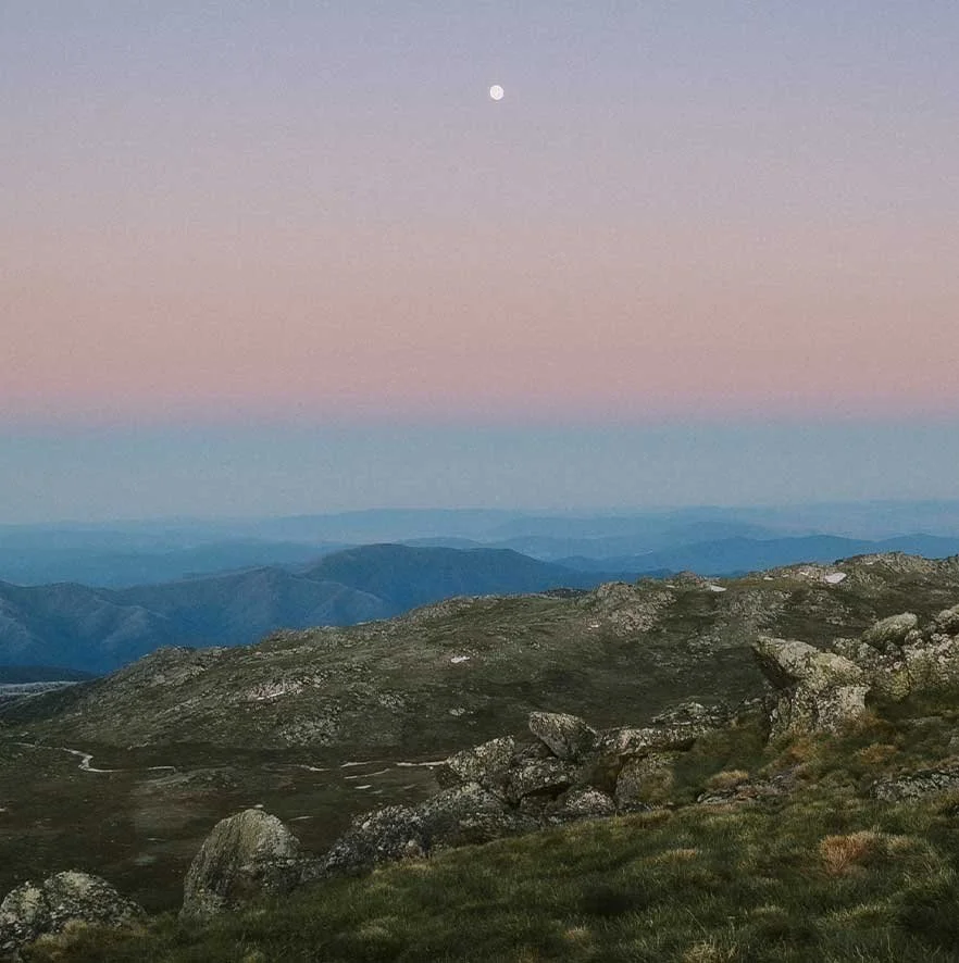 Alpine Glow Snowy Mountains Australia