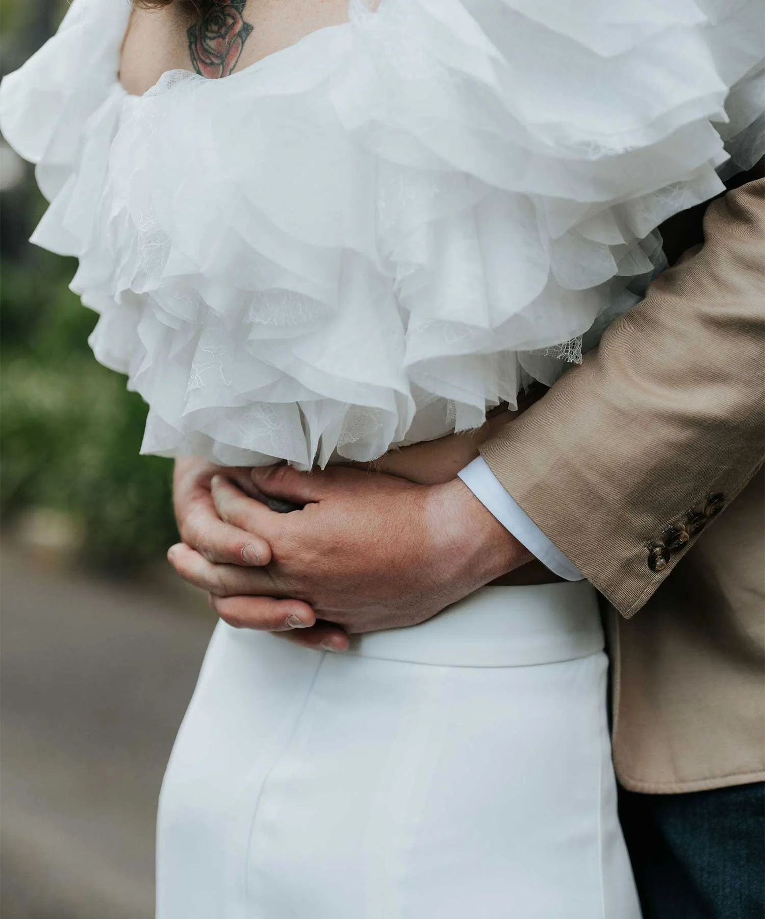 Outdoor wedding ceremony 