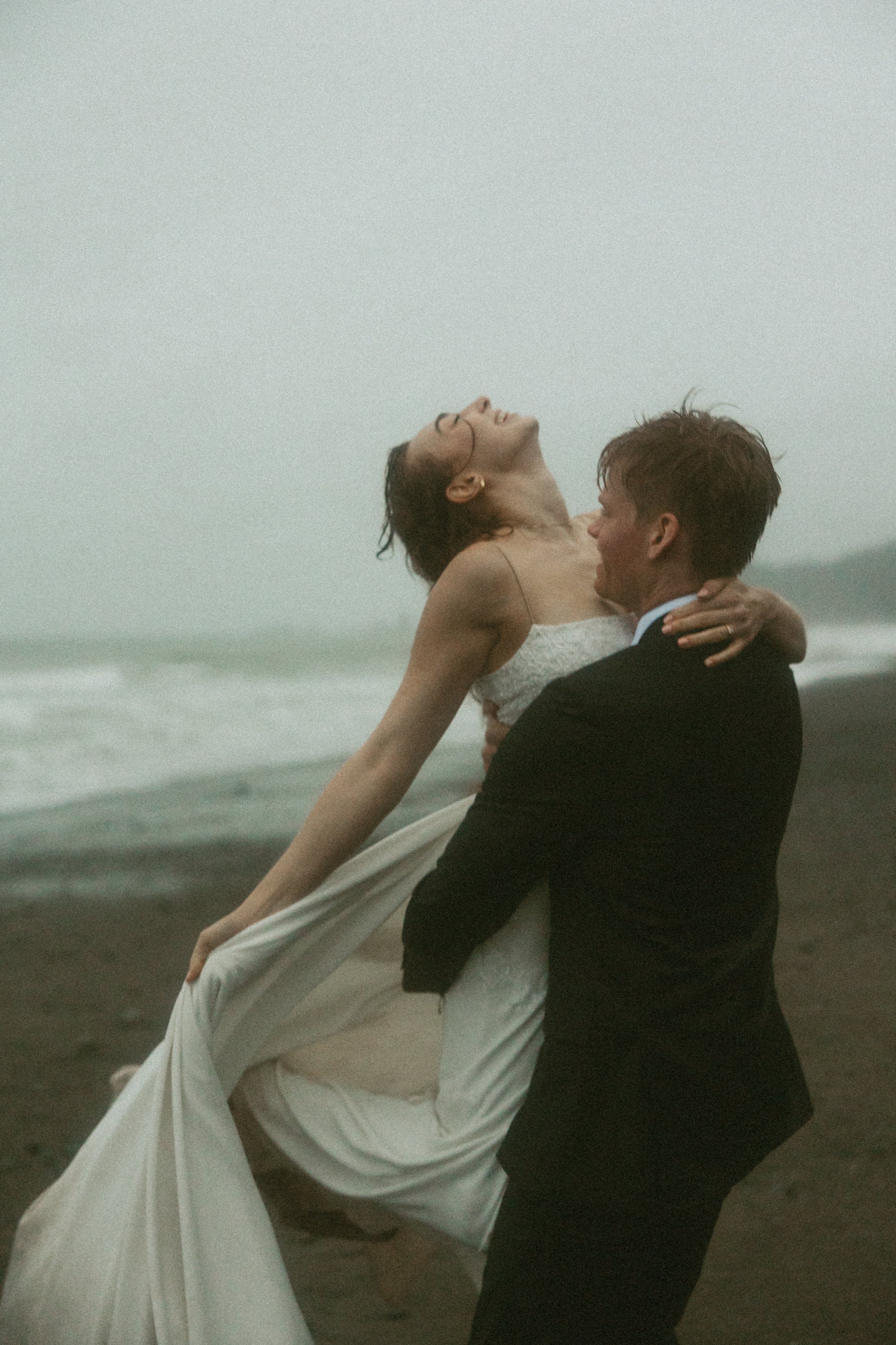 Moody PNW elopement on the Olympic Peninsula