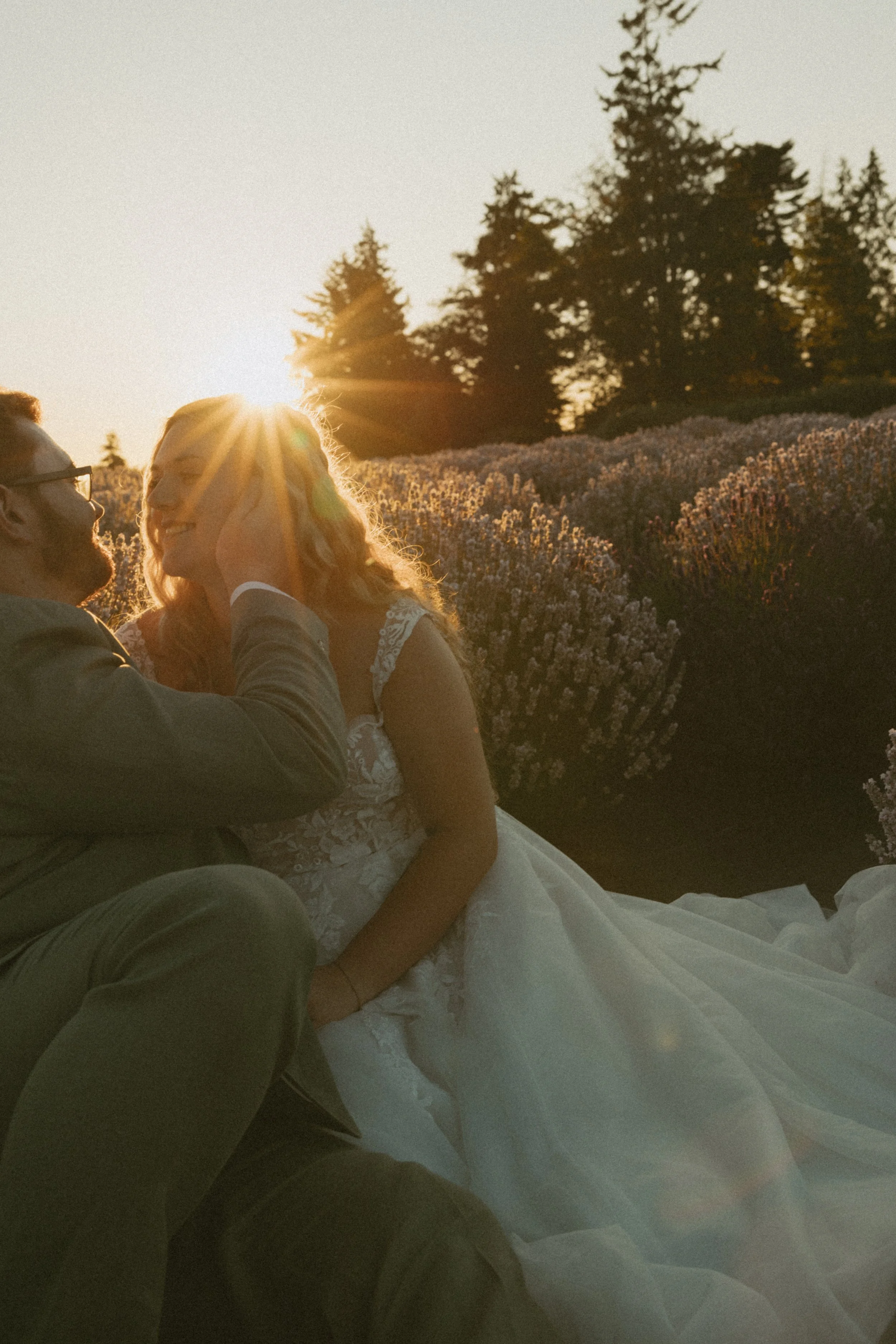 Lavender Field Bridals with Courtney and Sam