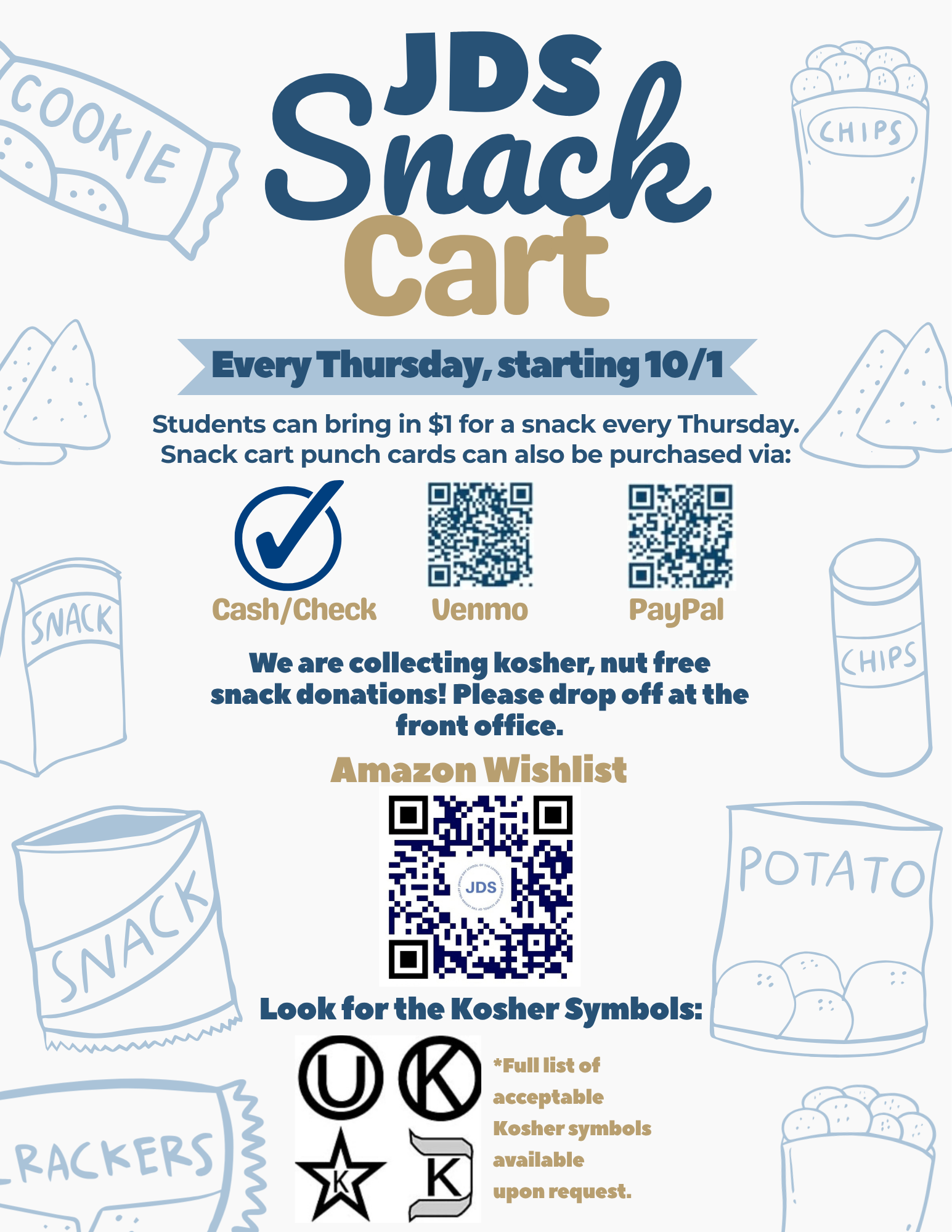 2026-2027 Snack cart