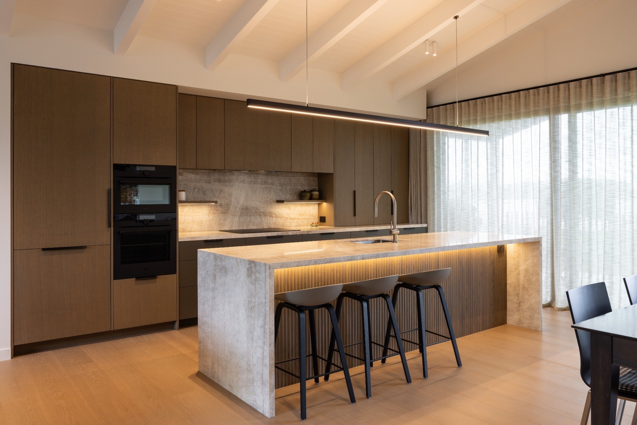 Kitchen interior at the North Auckland Coastal Home