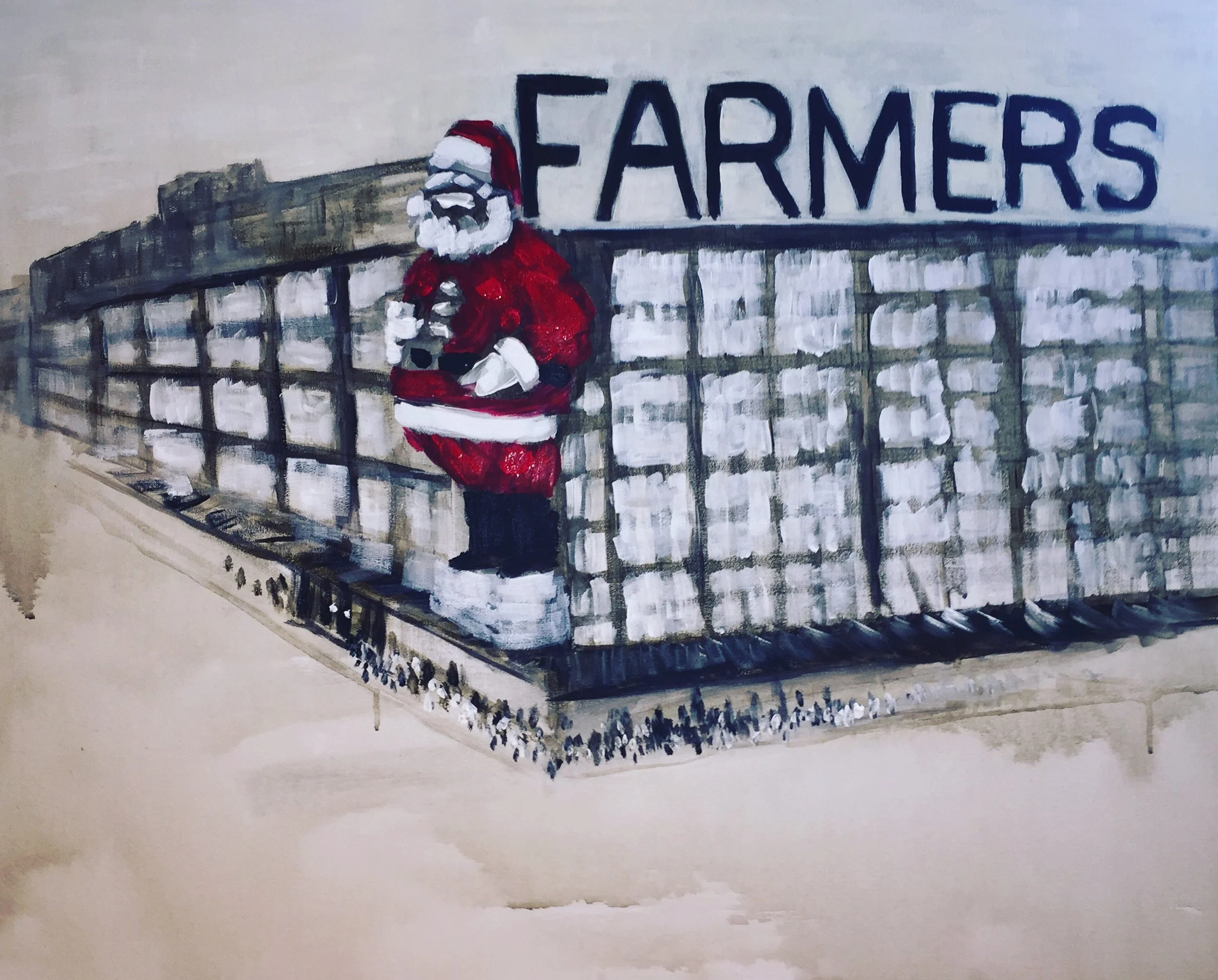 Auckland Icons  - acrylic on canvas