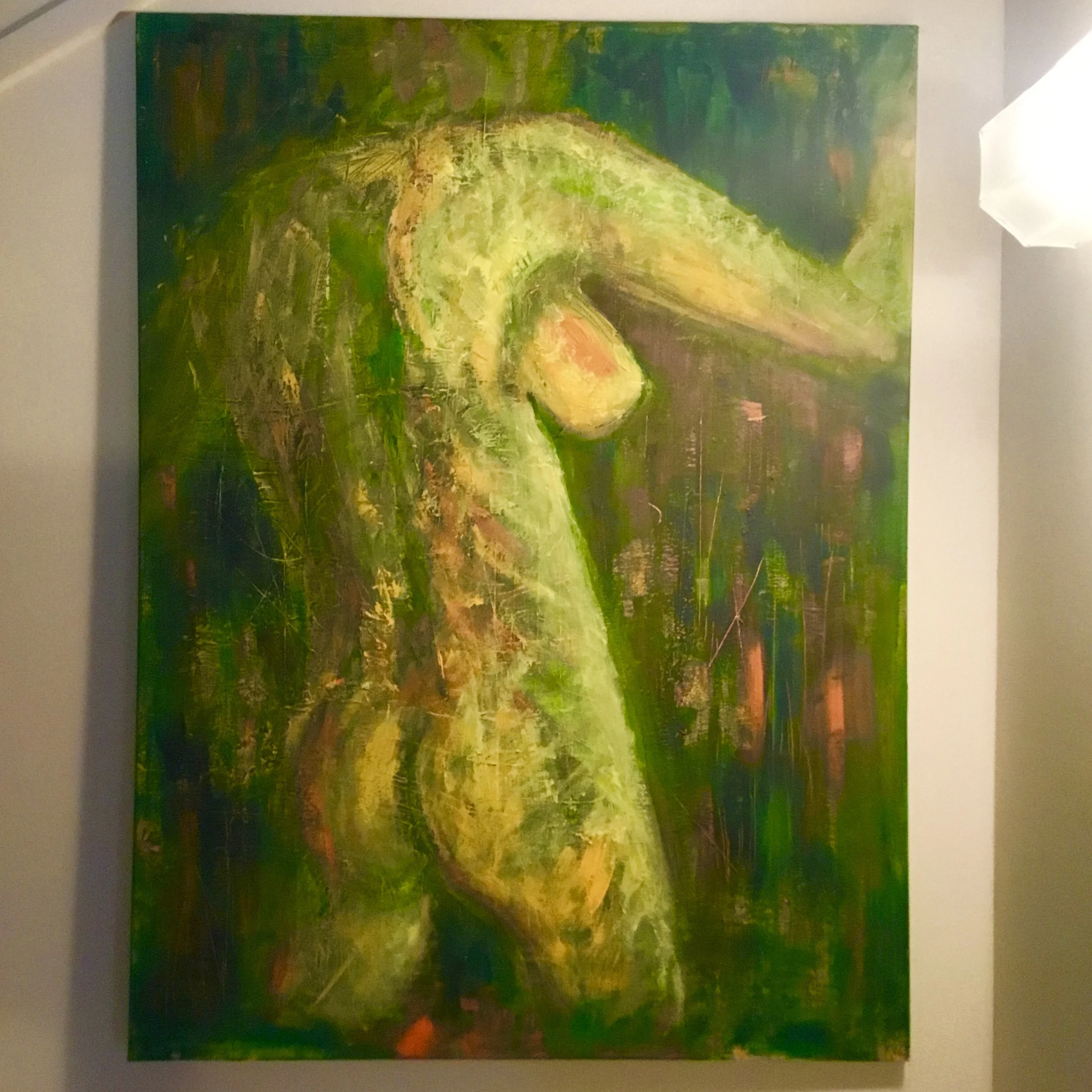 Nude Torso #1  - acrylic on canvas