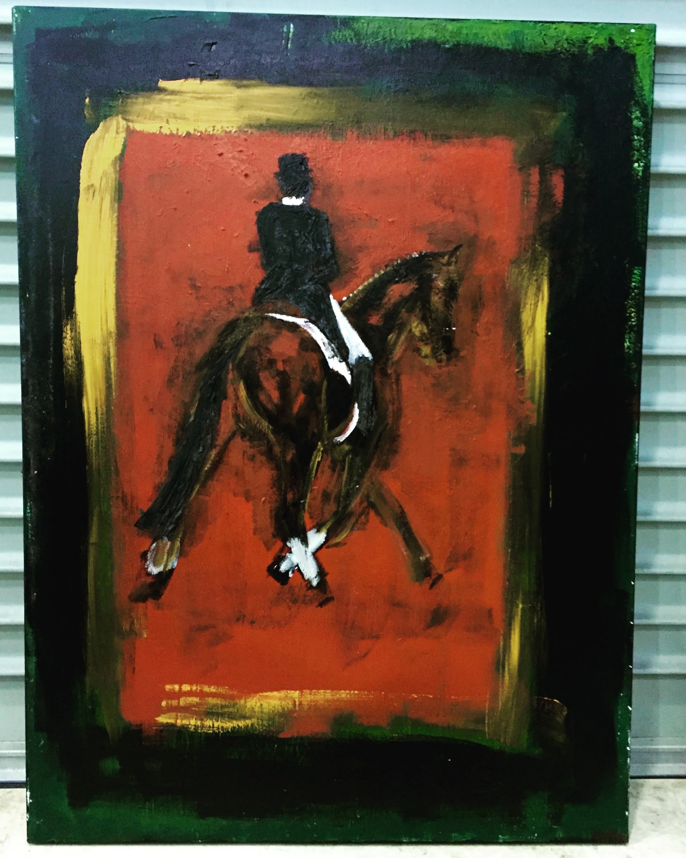 Isobel in the 90’s - acrylic on canvas