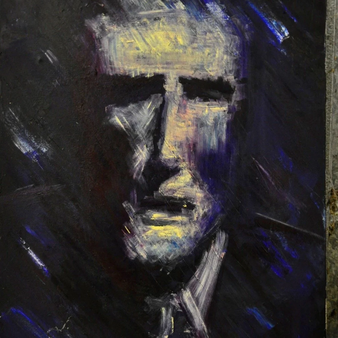 Actor: Dennis Hopper - acrylic on canvas
