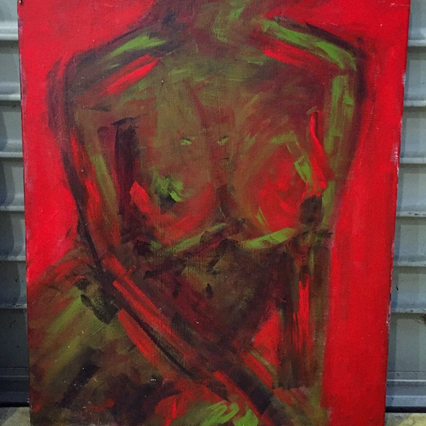 Nude Torso #2  - acrylic on canvas