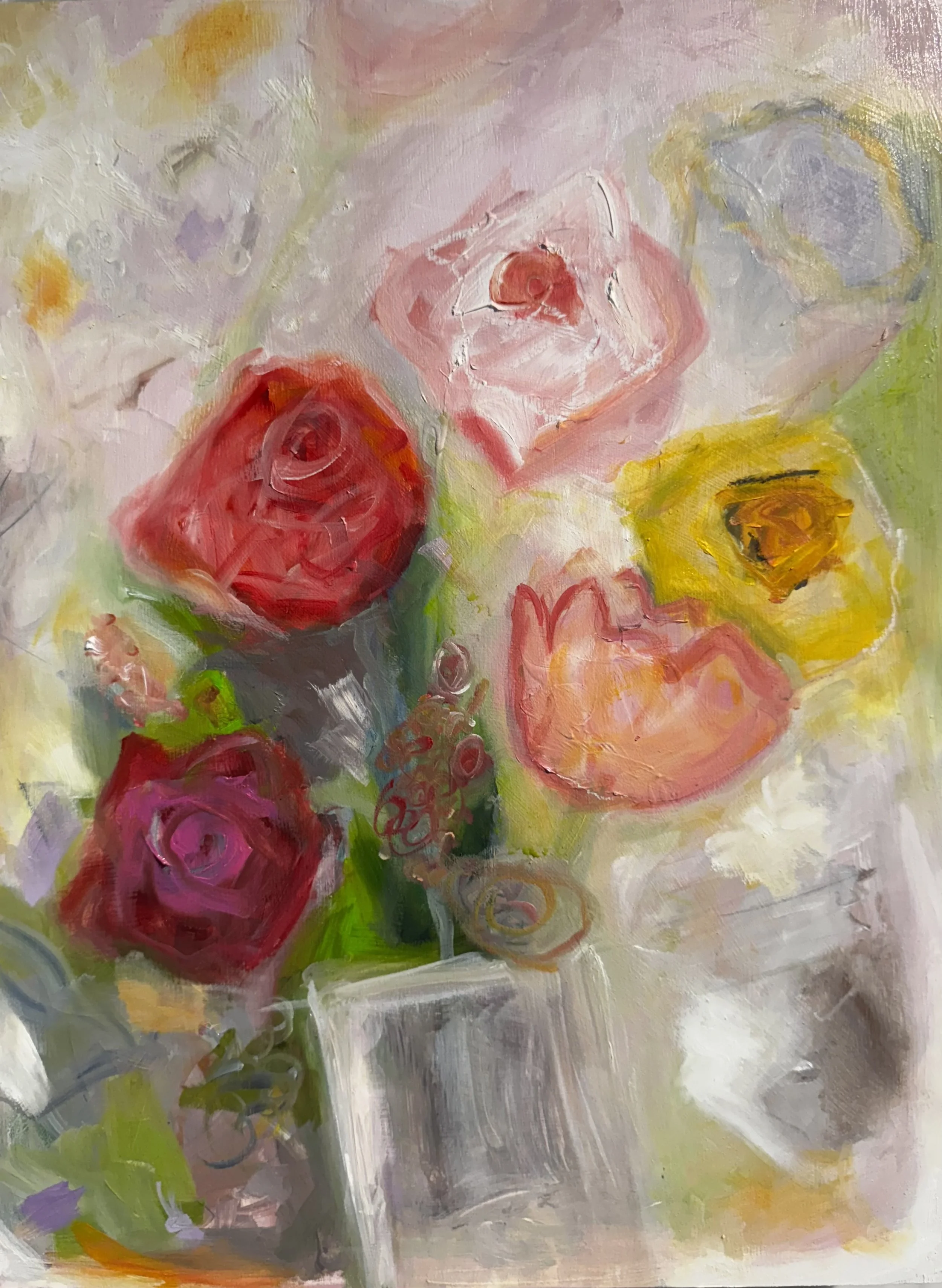 Pretty Little Things - oil on board