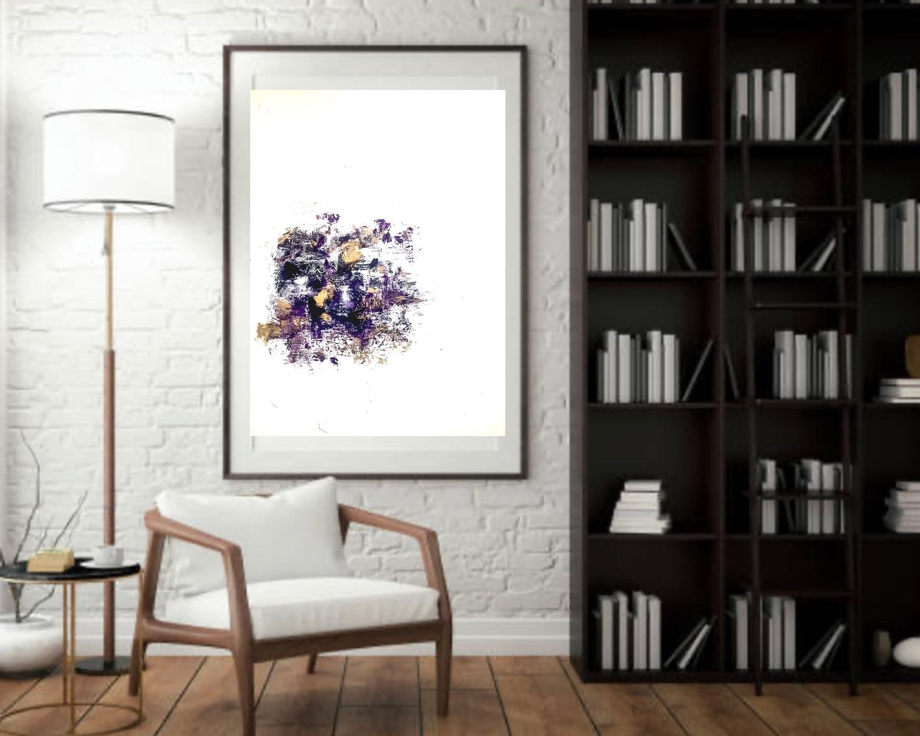 Rich  - textured acrylic on canvas