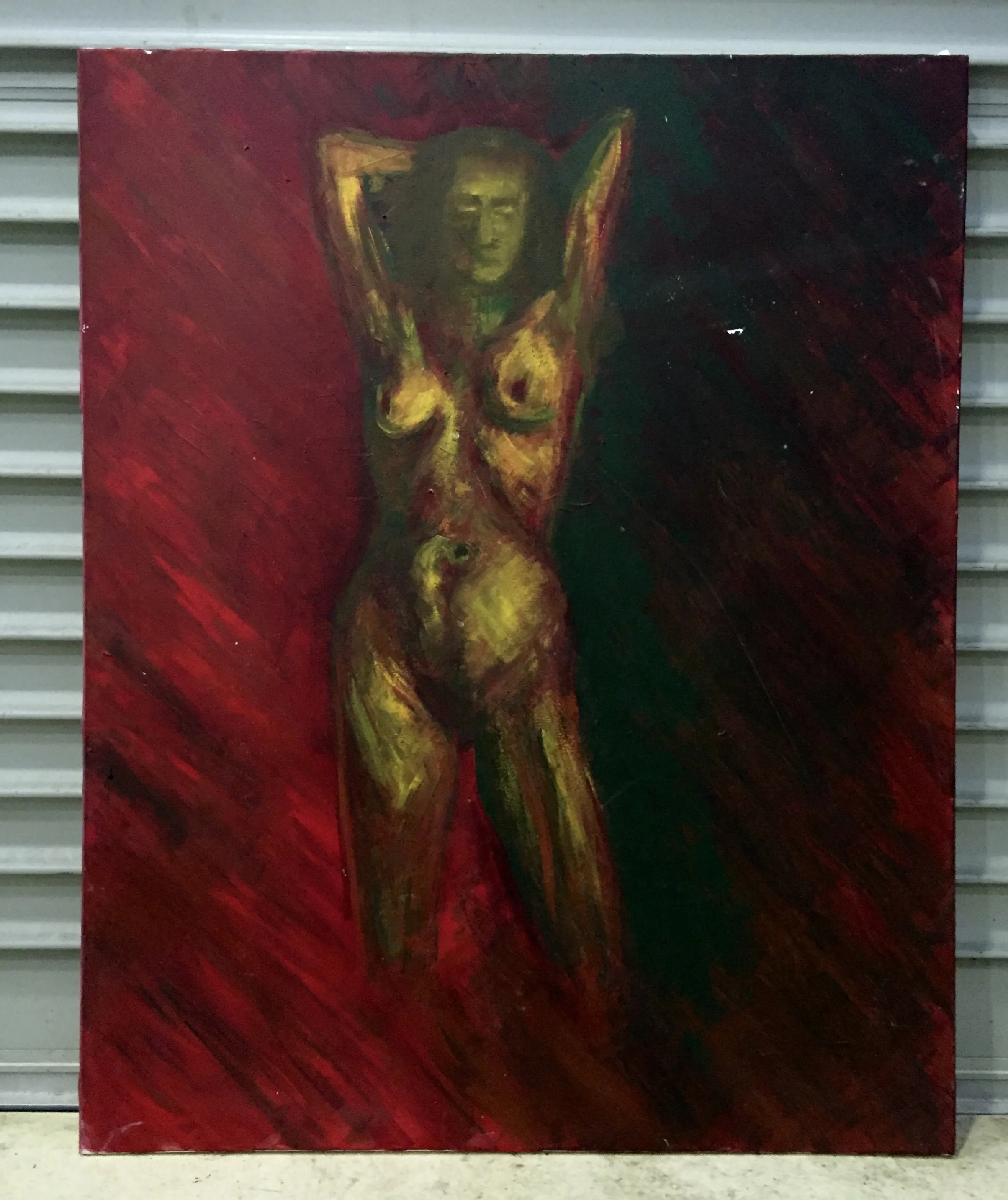 Life Model #1  - acrylic on canvas