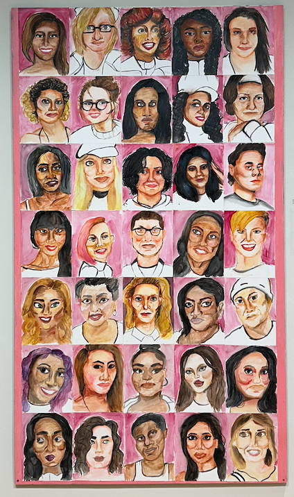 48" X 84" Watercolor Paper on Wood Panel