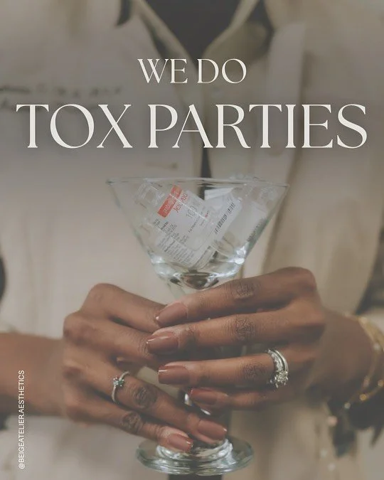 ✨ Yes, we host TOX Parties both at our studio &amp; at a place of your choice! They&rsquo;re  every bit as fun as they sound.
From birthdays to girls&rsquo; nights or simply treating yourself + your besties, our private events are the perfect mix of 