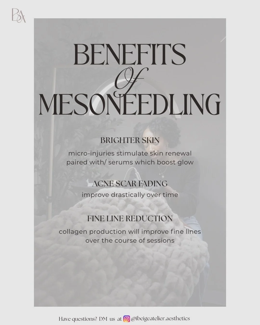 Still wondering if the Luxe Mom Package is for you?
We don&rsquo;t need to convince you&hellip; but the results from our Glow Mesoneedling treatment will ✨

At Beige Atelier, our approach to skin is always intentional soft rejuvenation, healthy glow,