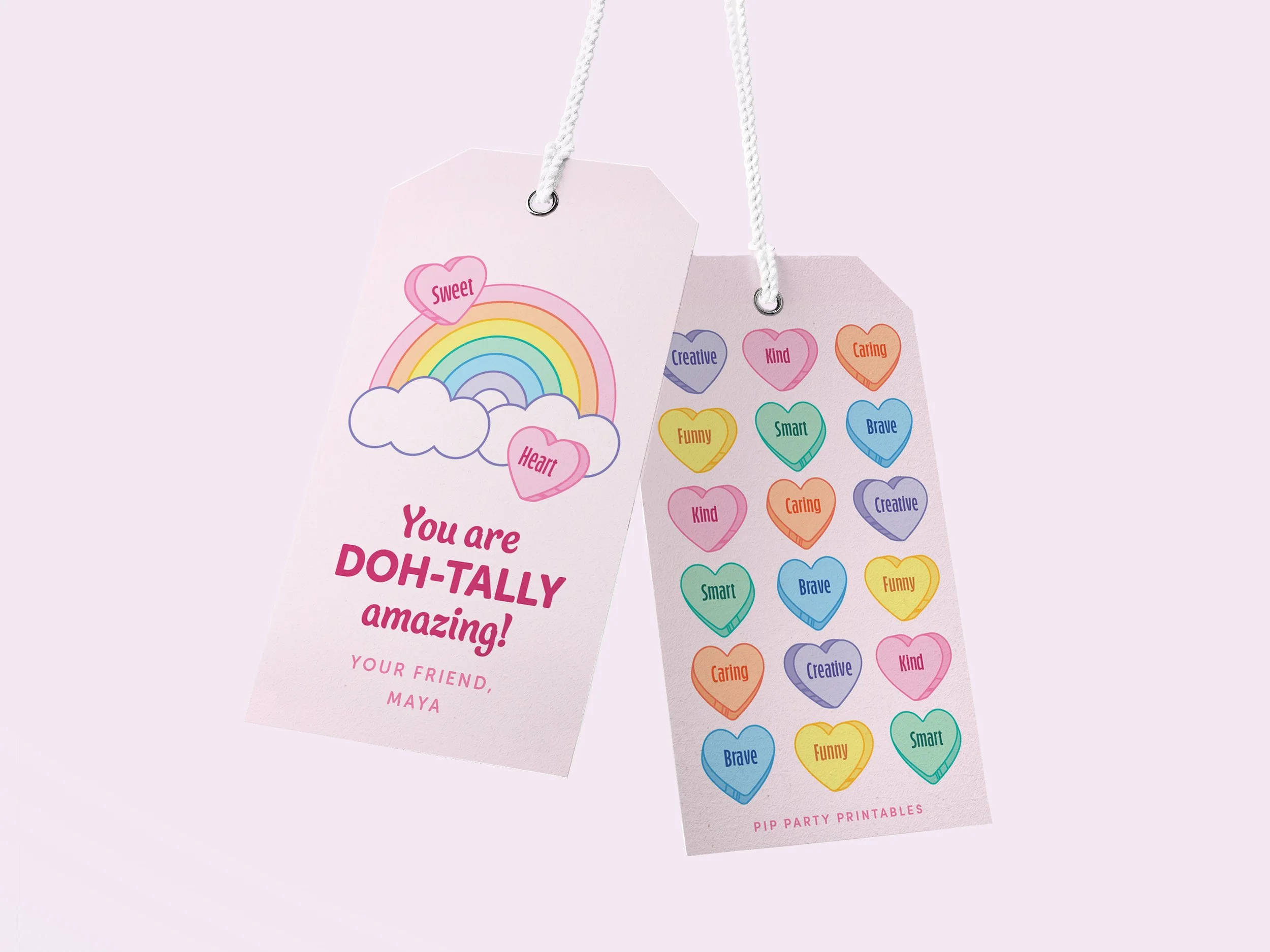 Play-Doh Valentine's Day Tags
