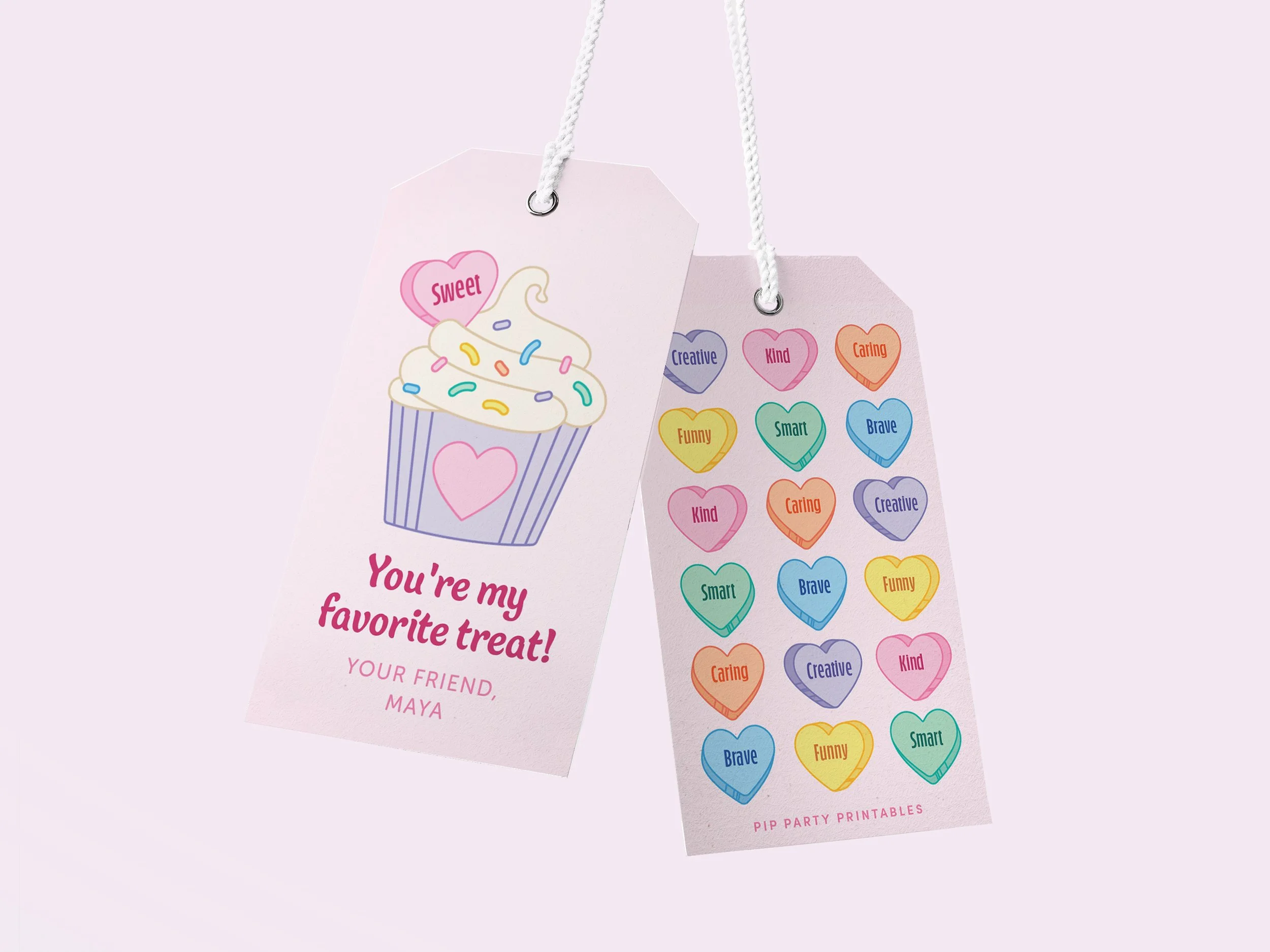 Sweet Treat Valentine's Day Tags
