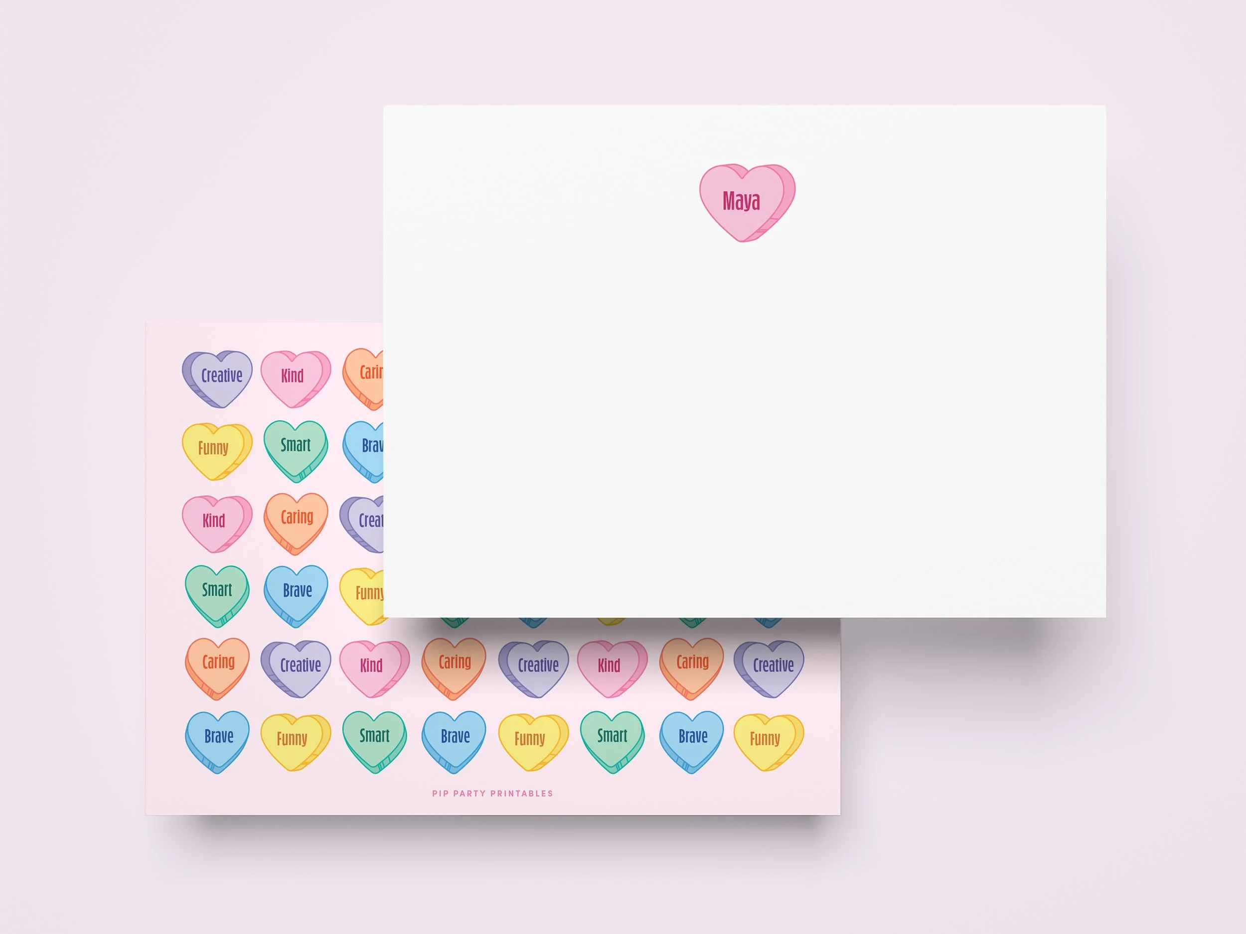 Valentine's Day Love Notes Stationery