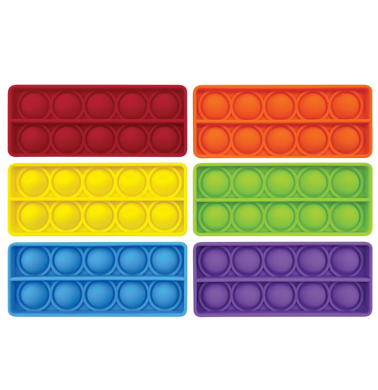 Lego inspired push and pop fidget toys