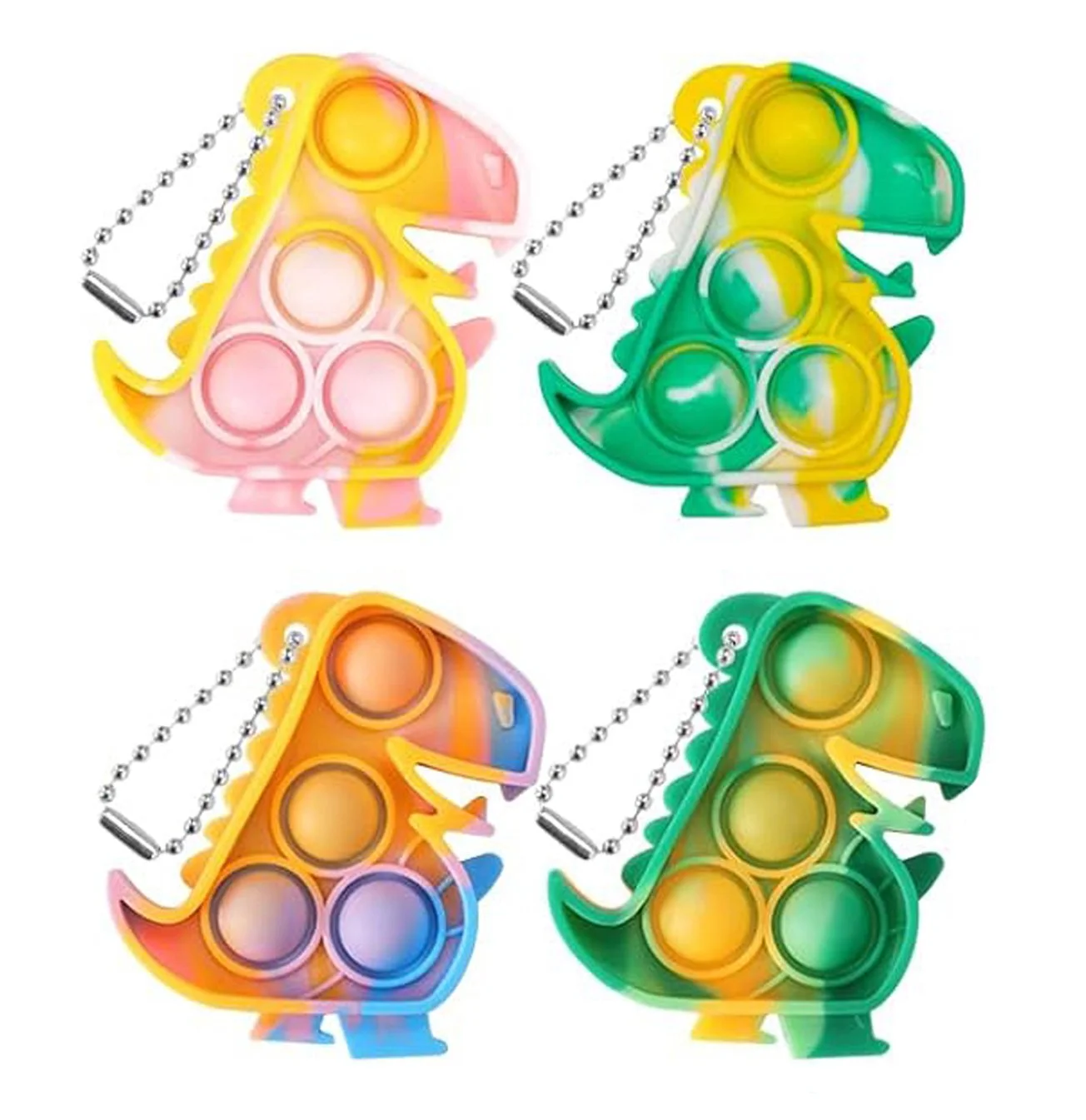 Dinosaur pop it fidget toy