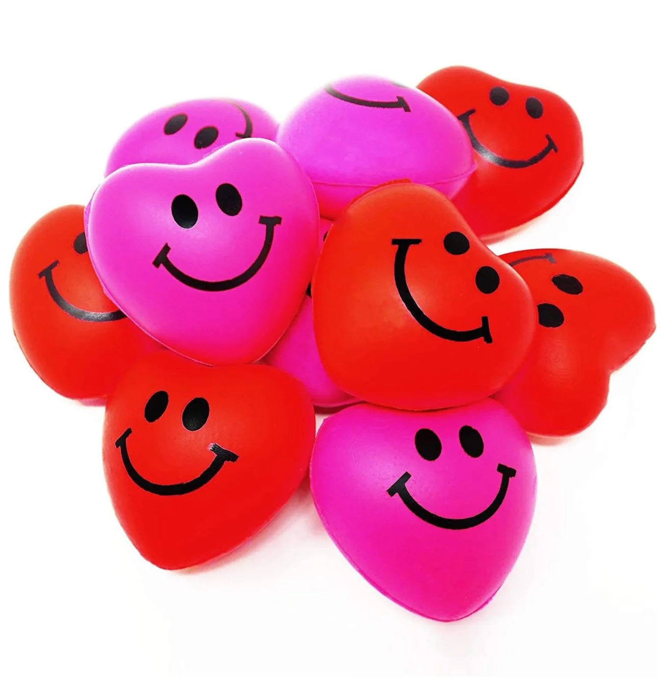 Heart shaped stress balls
