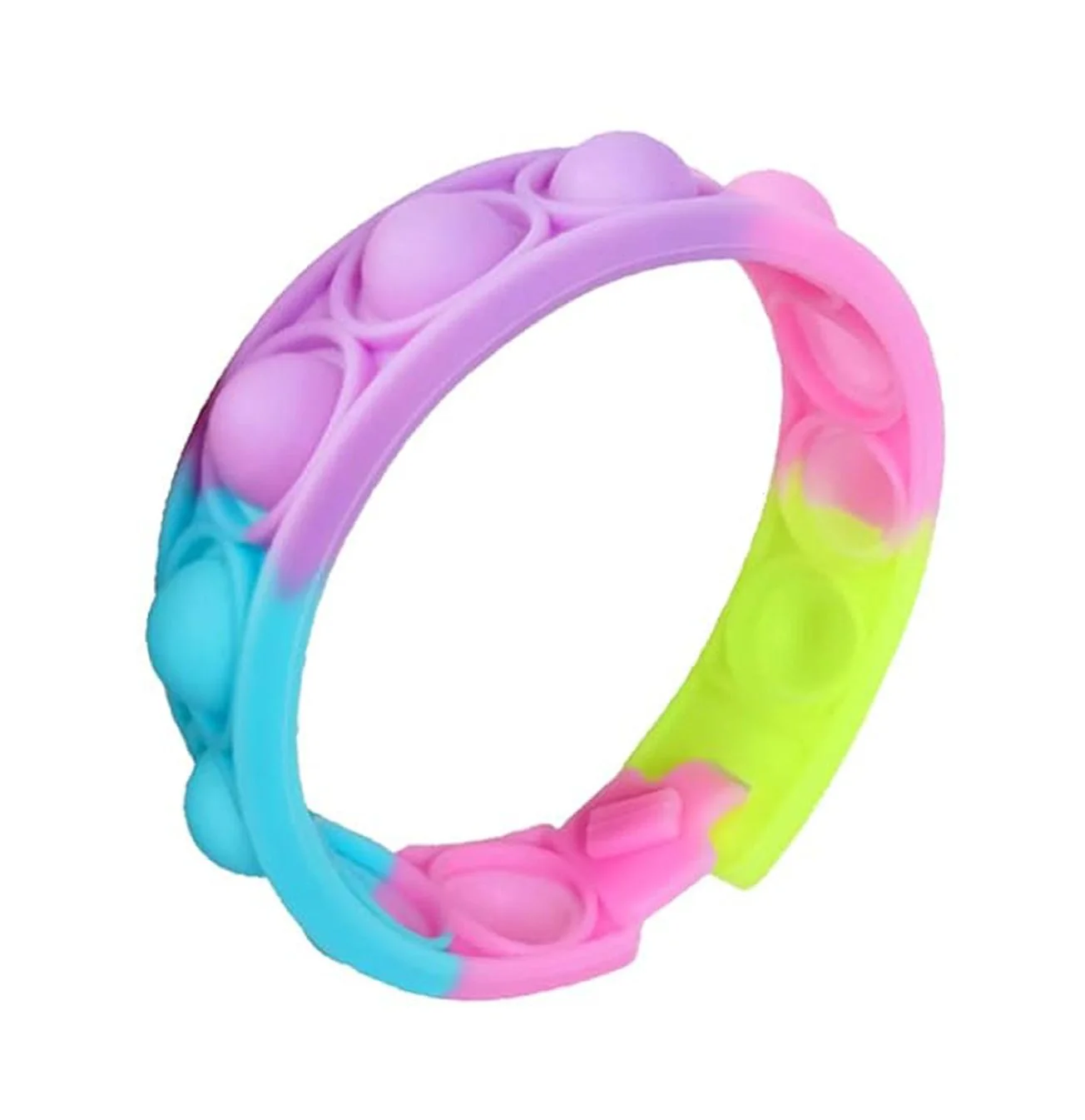 Multicolor pop it bracelets