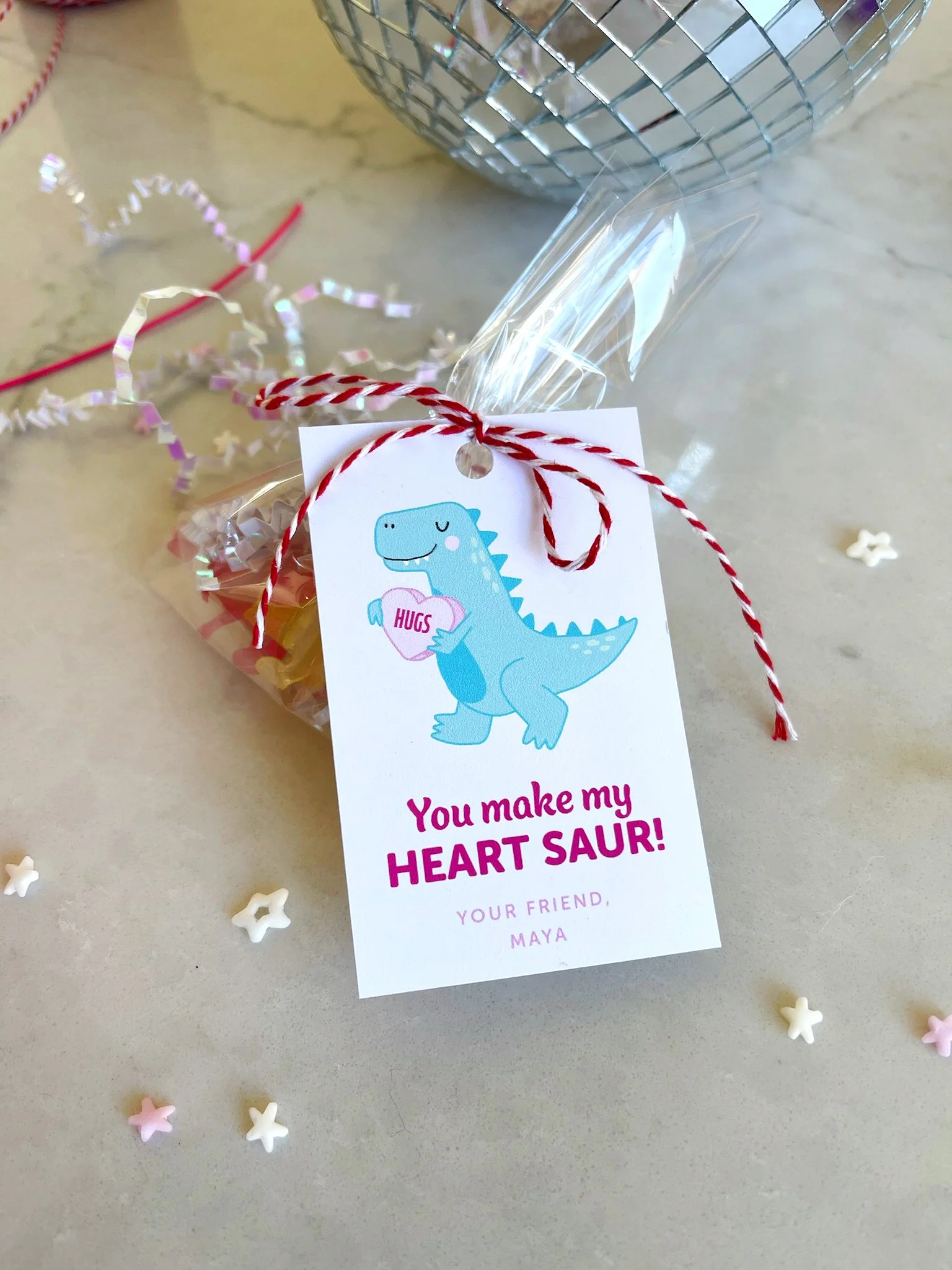 Dinosaur themed valentines day gifts