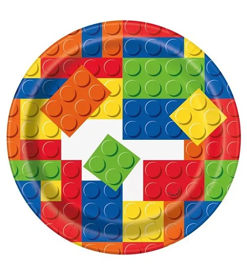 Building block dessert plates