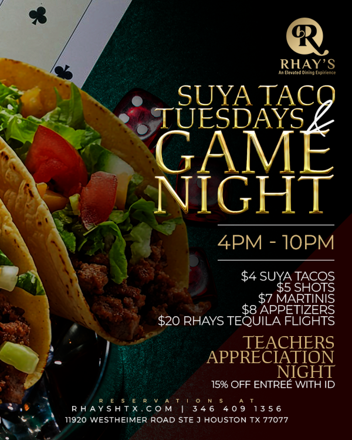 18th November 2025 Suya Taco Tuesdays & Game Night Rhays 1 [600X750]-2.png